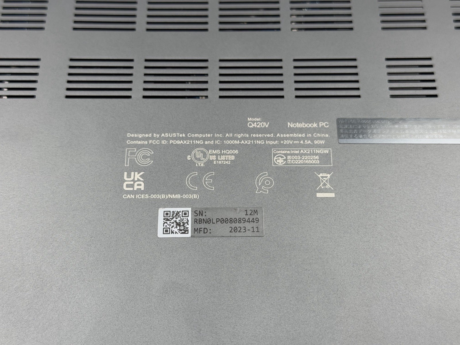 ASUS Zenbook Q420V OLED Laptop 14.5” i7-13700H 16GB 512 SSD Please Read