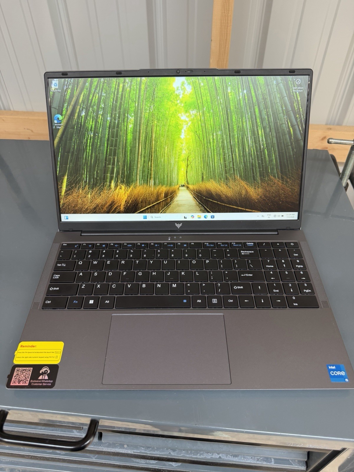 KurieTim LX15PRO 15.6″ FHD i5-12600H 16GB 512GB SSD Win11 Pro Gray