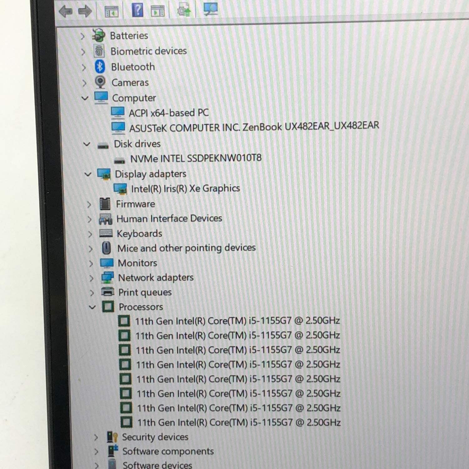 Asus Zenbook Duo 14 UX482EAR 14″ i5-1155G7 2.5GHz 8GB RAM 512GB SSD