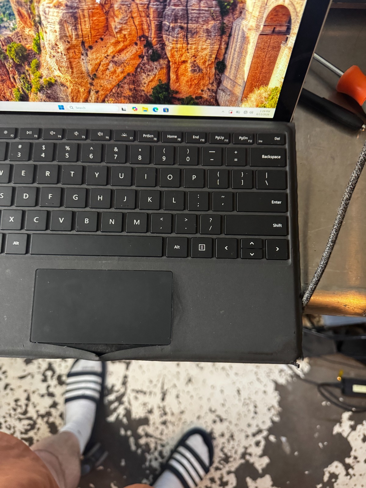 Microsoft Surface Pro 7 Core I5-1035G4 128GB SSD 8GB RAM Laptop *READ #6368