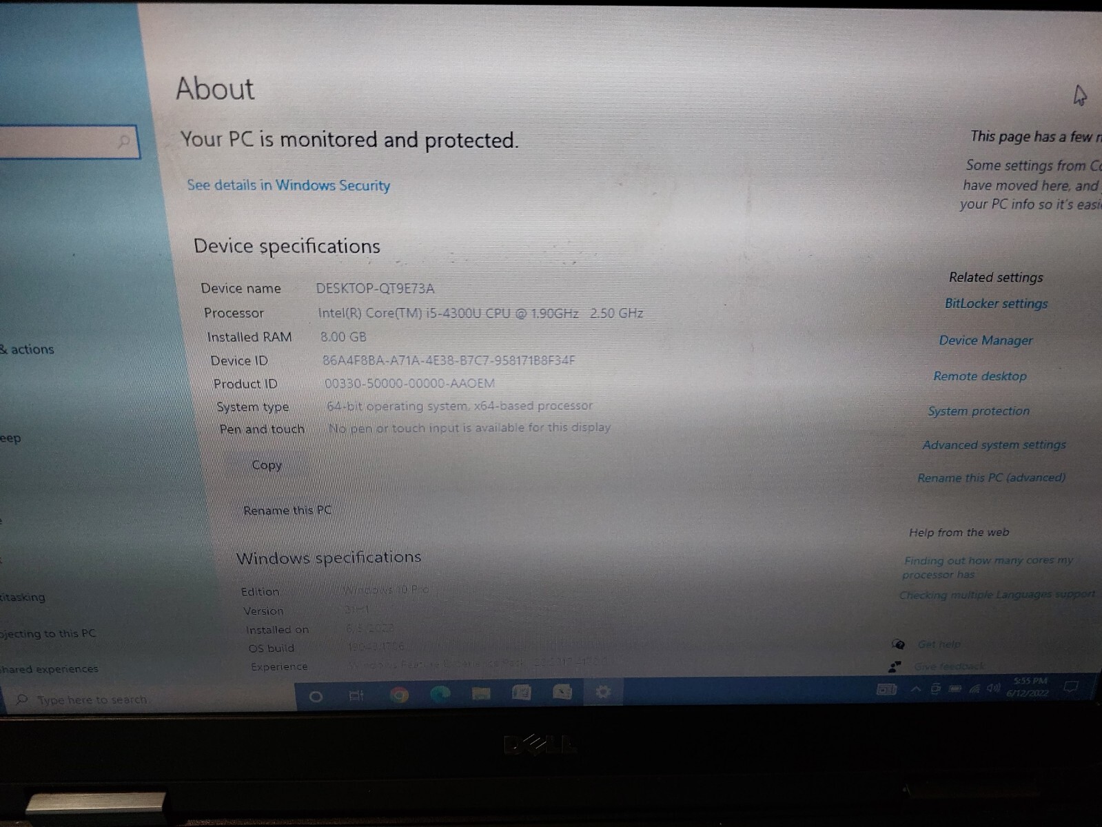 Dell Latitude E5440 14in (256 SSD, Intel Core i5 4th Gen., 1.9GHz, 8GB) Laptop 