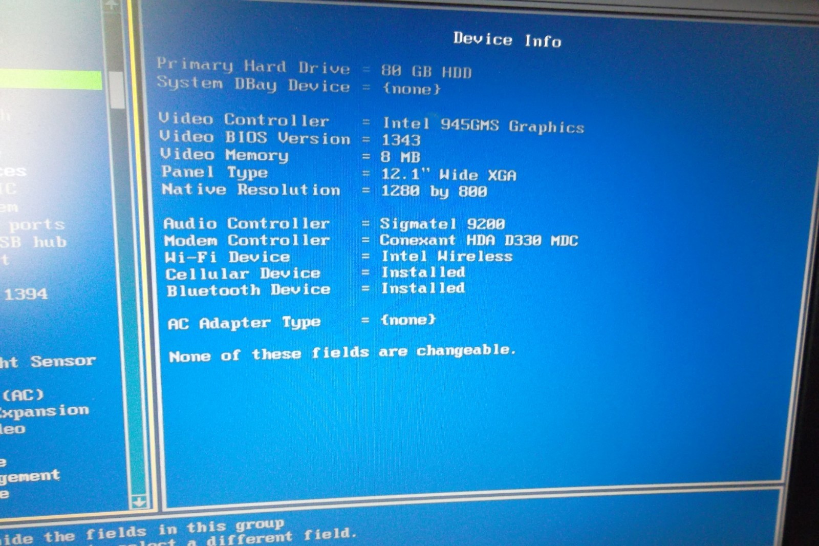 Dell Latitude D430 Intel C2D 1.20GHz 2GB Wi-Fi Bluetooth 1394 80GB Intel 945GMS