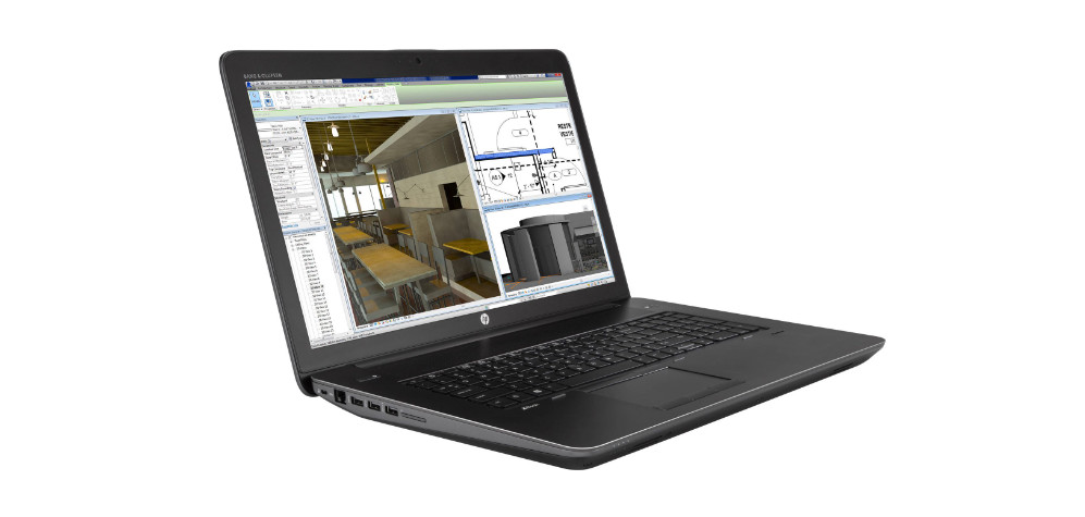 HP Zbook Mobile workstation 17 G3 Laptop i7-6700 2.6GHz 8GB 1TB HDD Webcam-17″