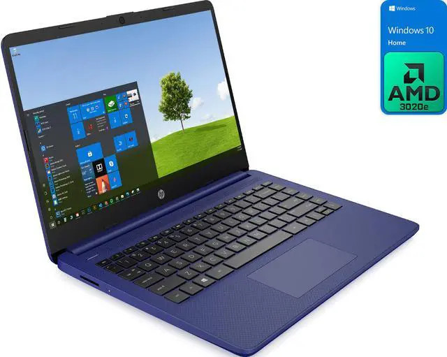 HP 14 14 in Display AMD 3020e 4GB RAM 64GB eMMC Vega 3 W10 Home S 1F8K4UA