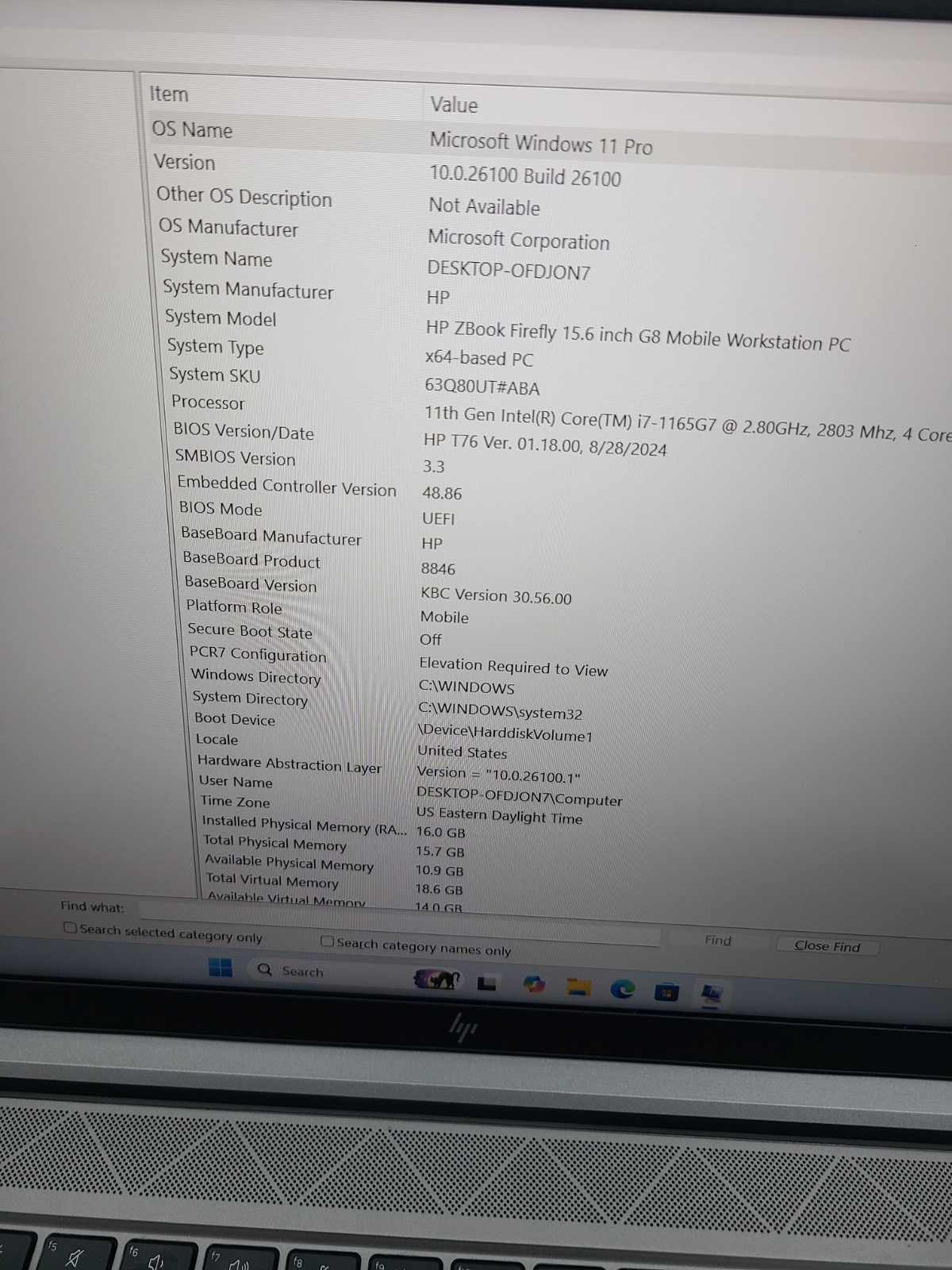 HP zBook Firefly 15 G8 i7-1165G7 2.80GHz 16GB Ram 512GB SSD Win 11 Pro w/Charger