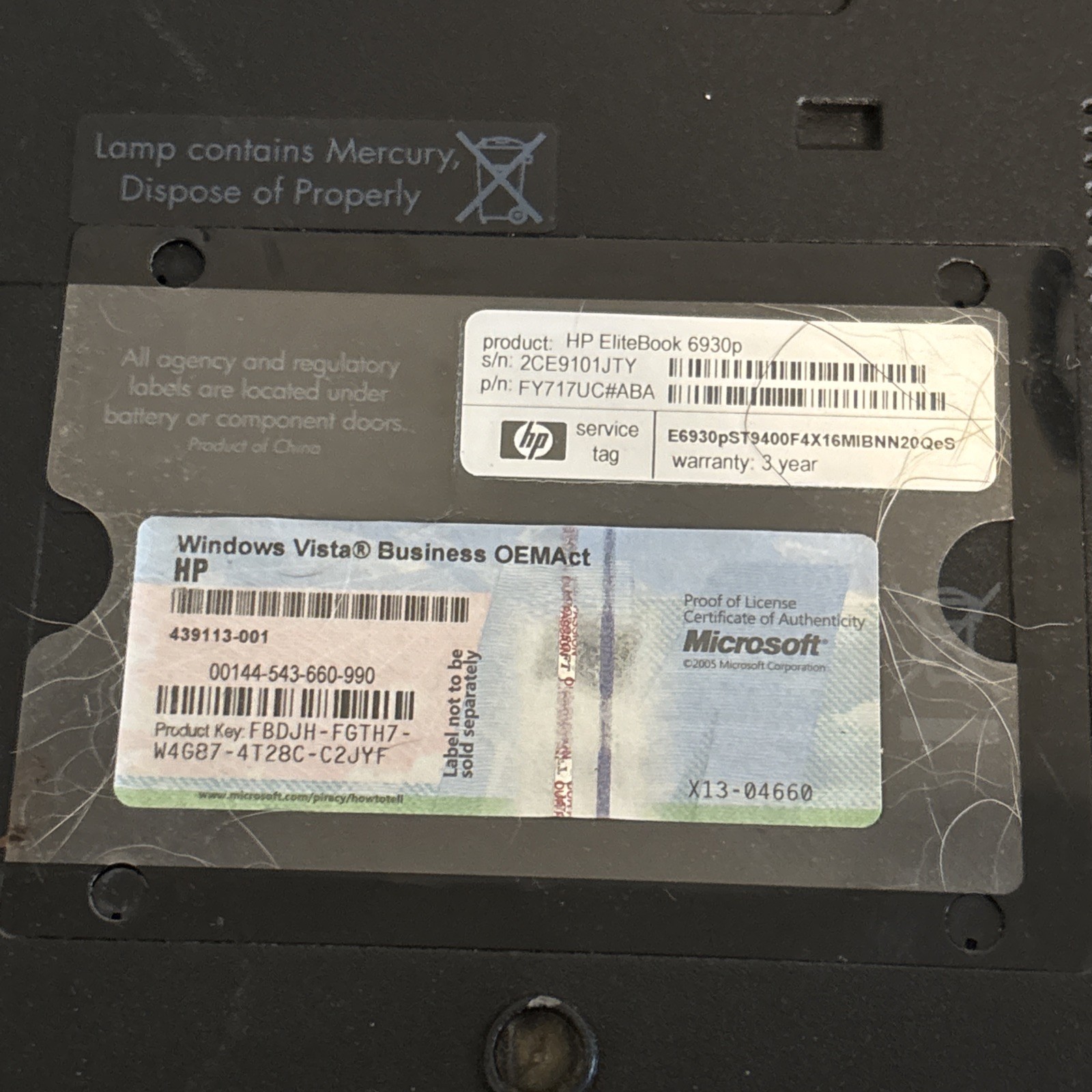 HP ELITEBOOK 6930P 14 In Notebook PC