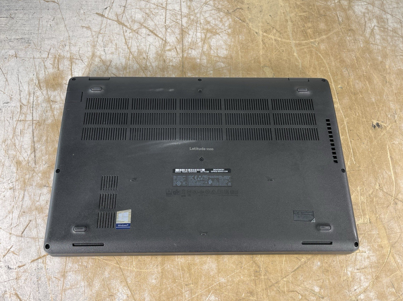 DELL LATITUDE 5500 i5-8365U @ 1.60GHz, 16GB RAM, NO HDD/OS – (FOR PARTS)