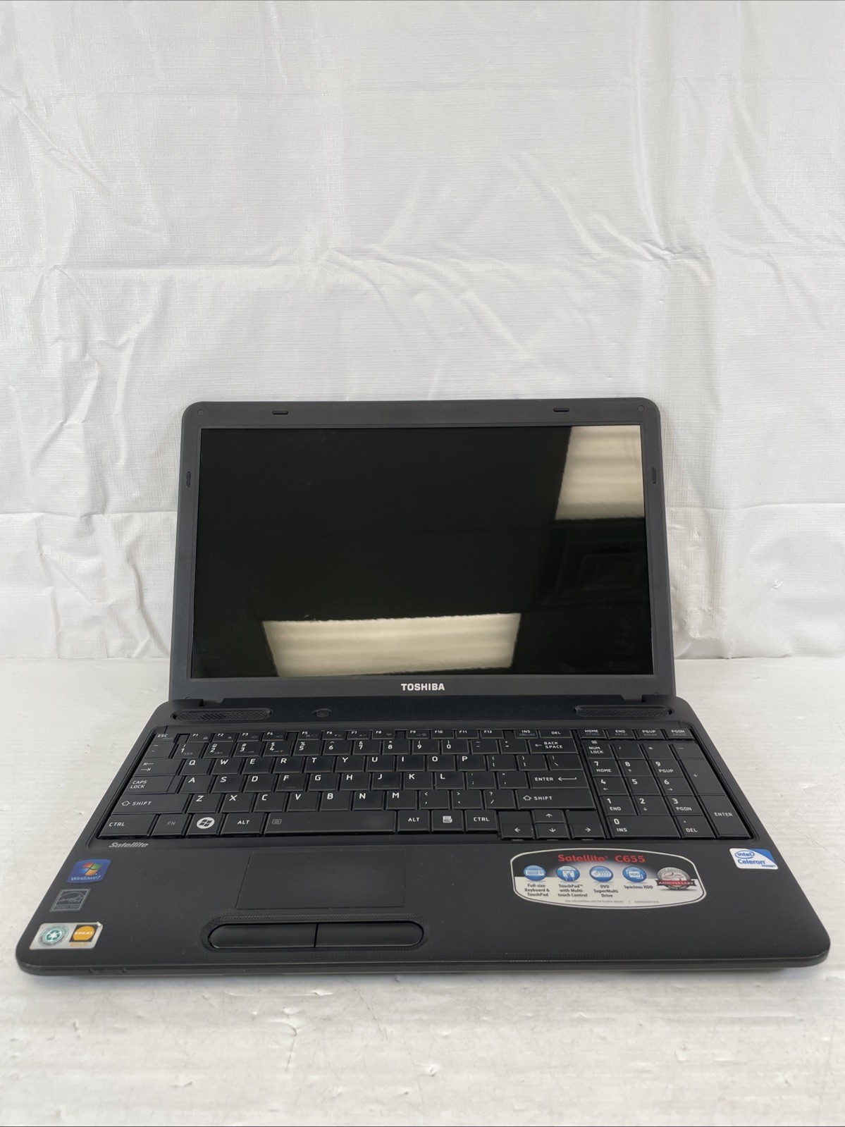 Toshiba Satellite C655-S5082 Intel Celeron 900 2.00GHz 4GB RAM 250GB HDD Win10