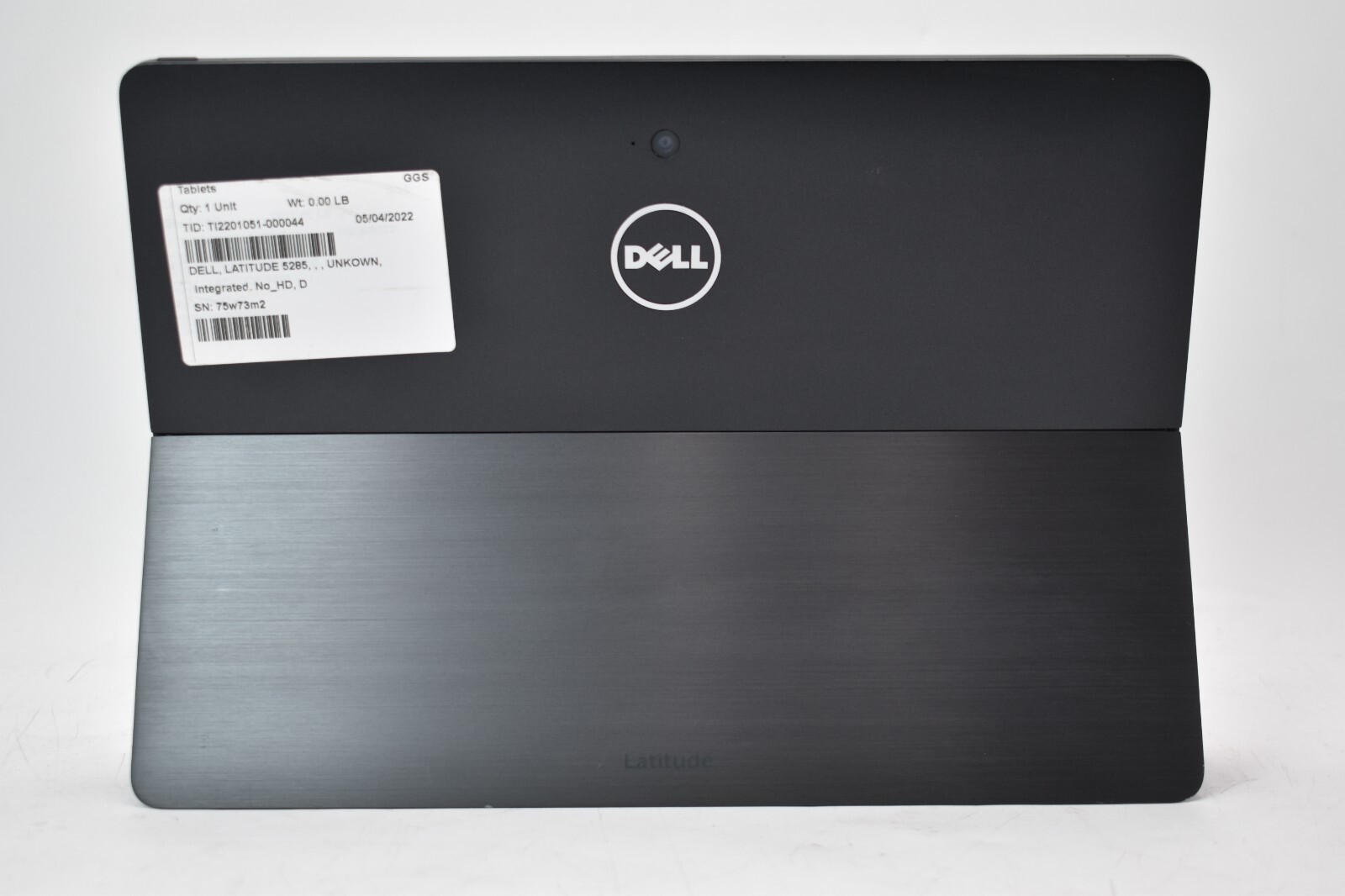 12.3″ Dell LATITUDE 5285 Tablet i7-7th Gen NO RAM NO HD NO POWER *Parts *READ