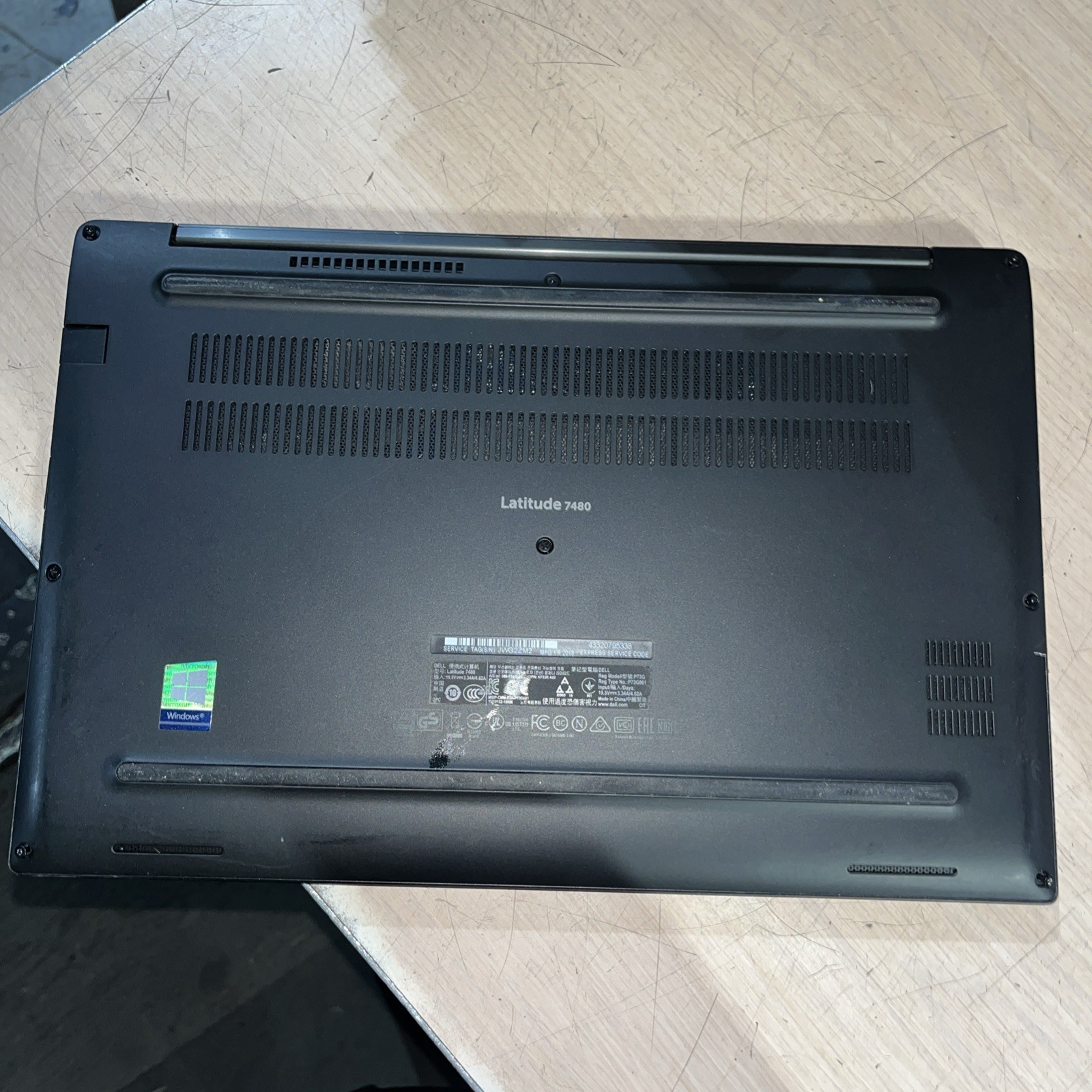 DELL LATITUDE 7480 INTEL CORE I7-7600U 8GB RAM NO HD