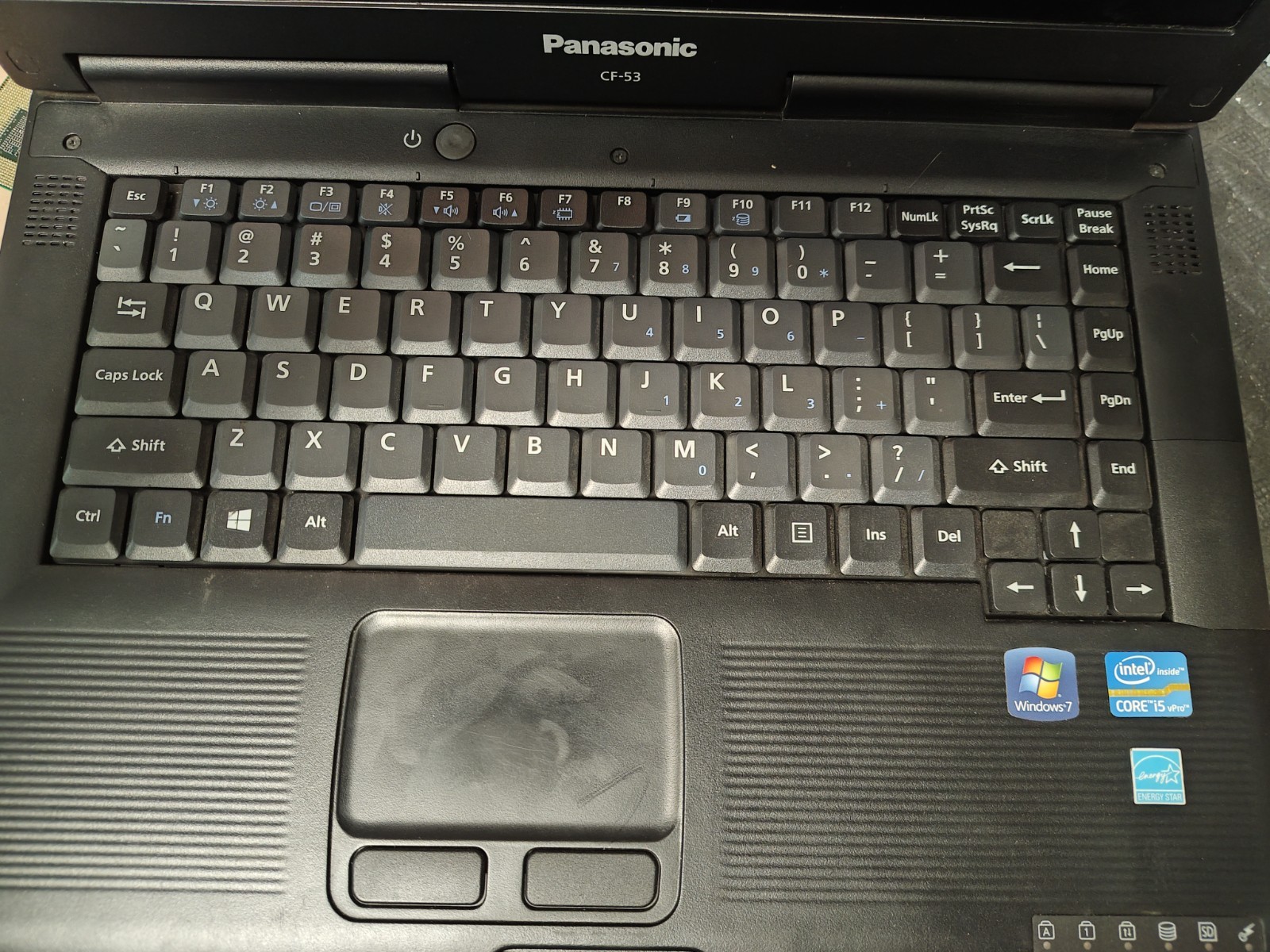 Panasonic Toughbook Laptop Computer CF53 i5 Processor 4GB RAM (no HD or OS)