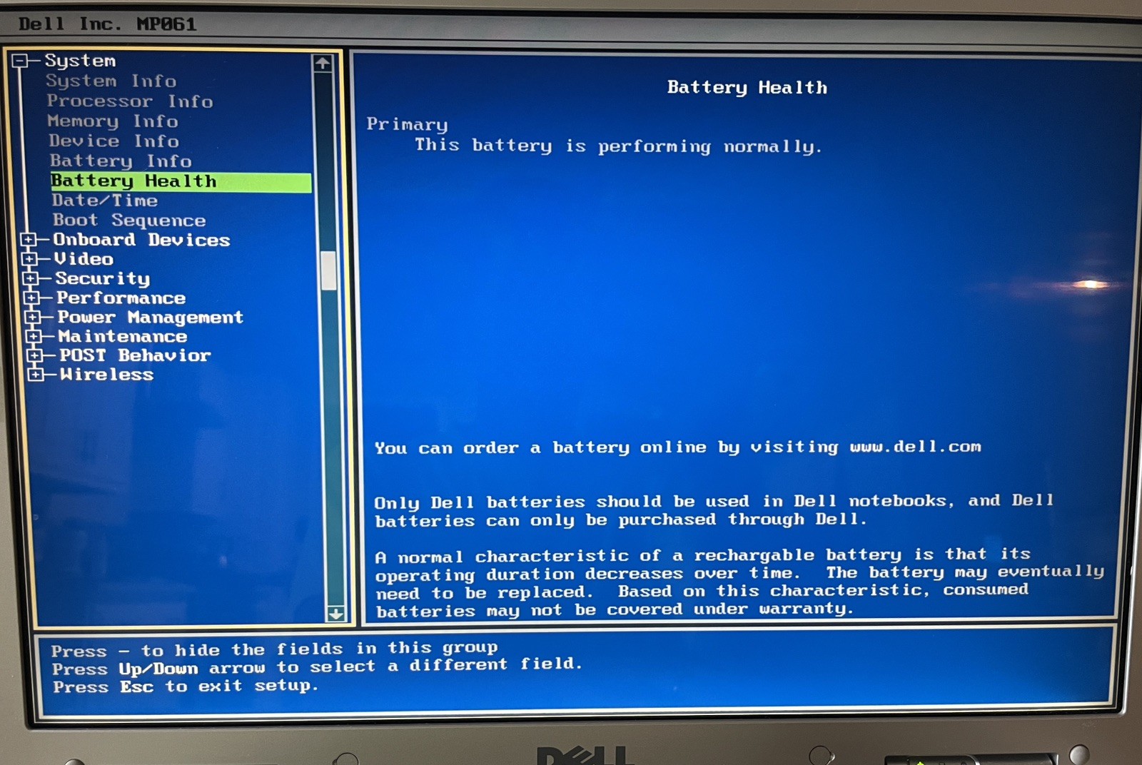 Dell Inspiron E1705 Retro Windows XP Computer w/batt, chrg. (SVC1)
