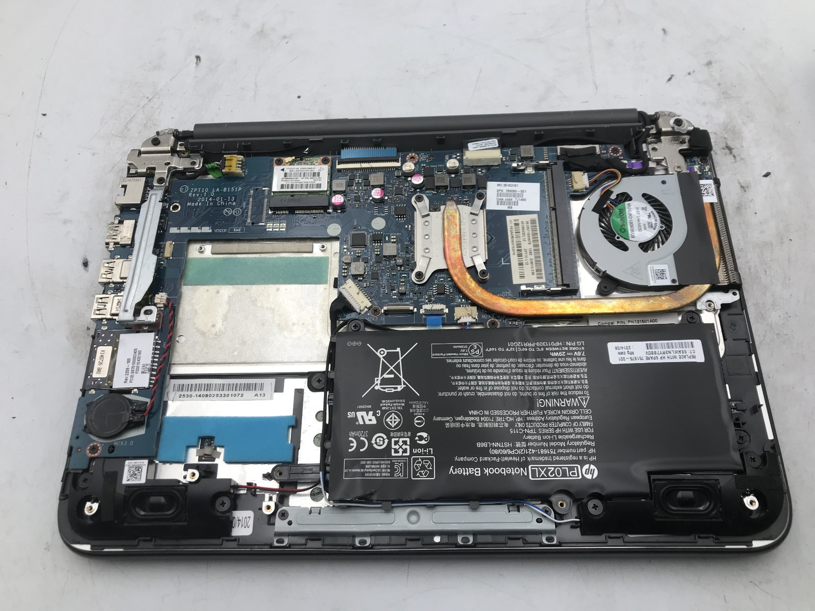 HP PAVILION 11 N010DX – FOR PARTS/REPAIR – INTEL PENTIUM N3520 – NO RAM -READ-BB