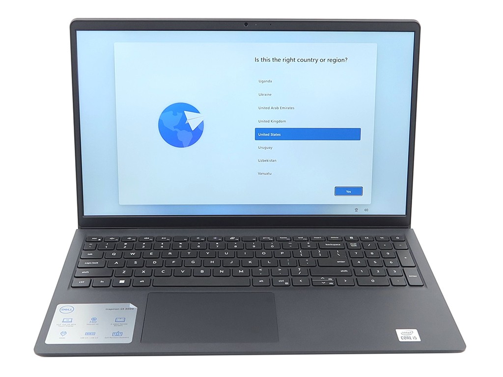 DELL INSPIRON 3511 15.6″ FHD TOUCH CORE I5-1035G1 8GB RAM 256GB SSD WIN10 LAPTOP