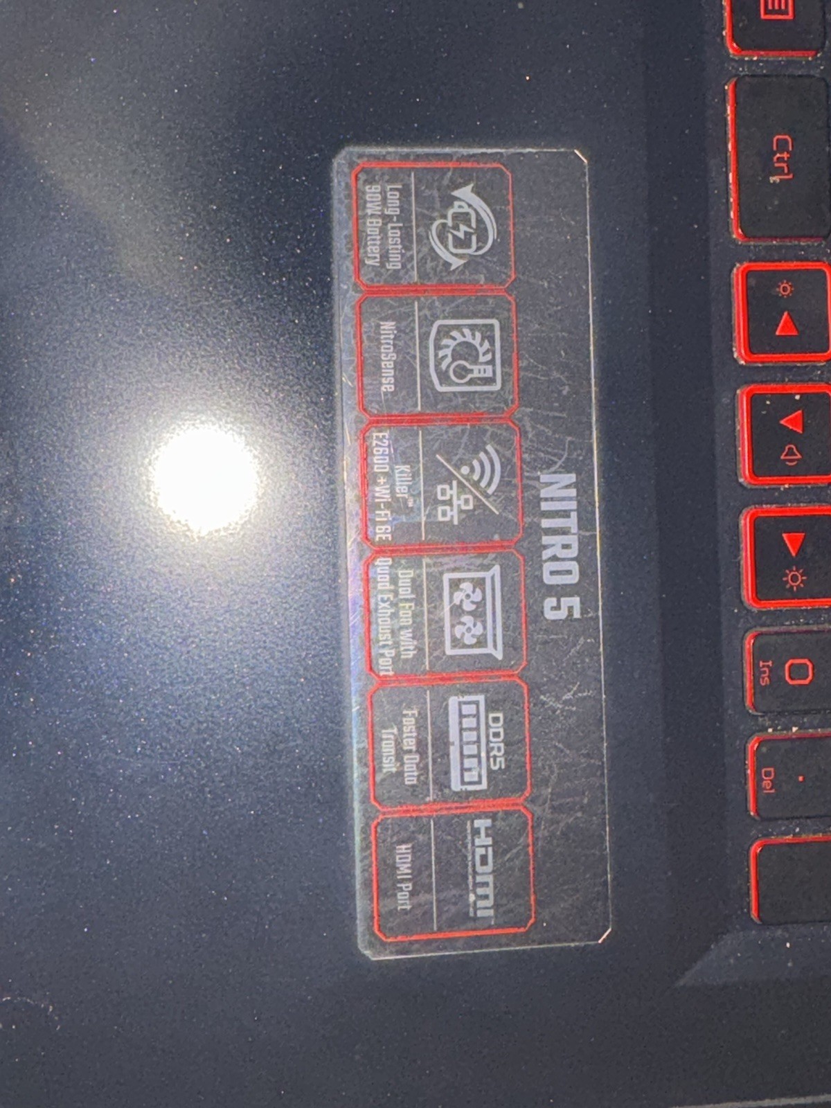 Acer Nitro 5 AN517-42 17.3″ (2TB SSD, AMD 8 core, 64 GB RAM, NVIDIA 3050 Ti USED