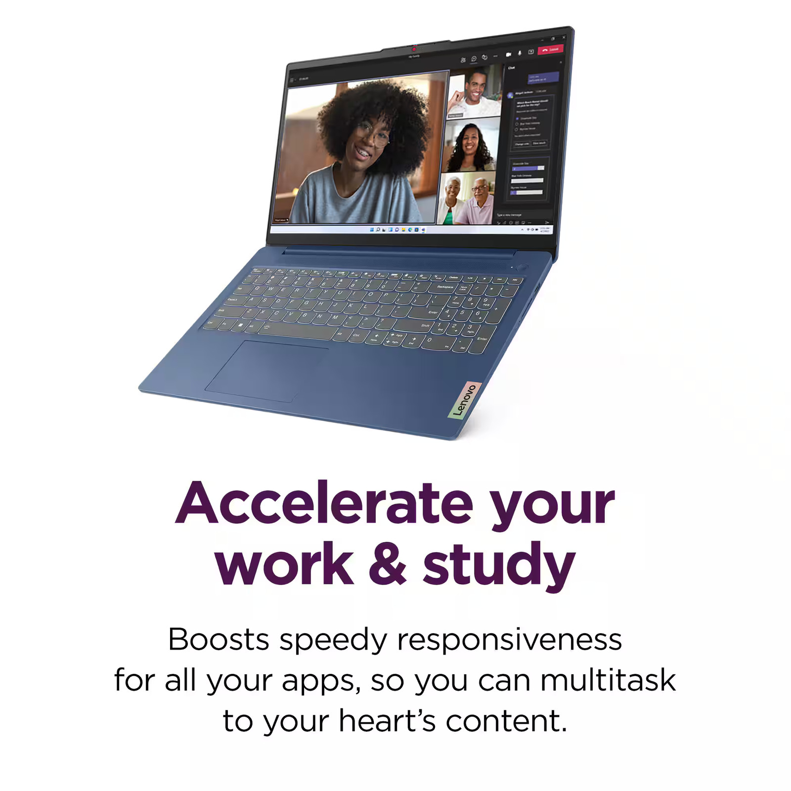 Lenovo – IdeaPad Slim 3 15.6″ Full HD Laptop – AMD Ryzen 5 40 2025 – 8GB Memo…