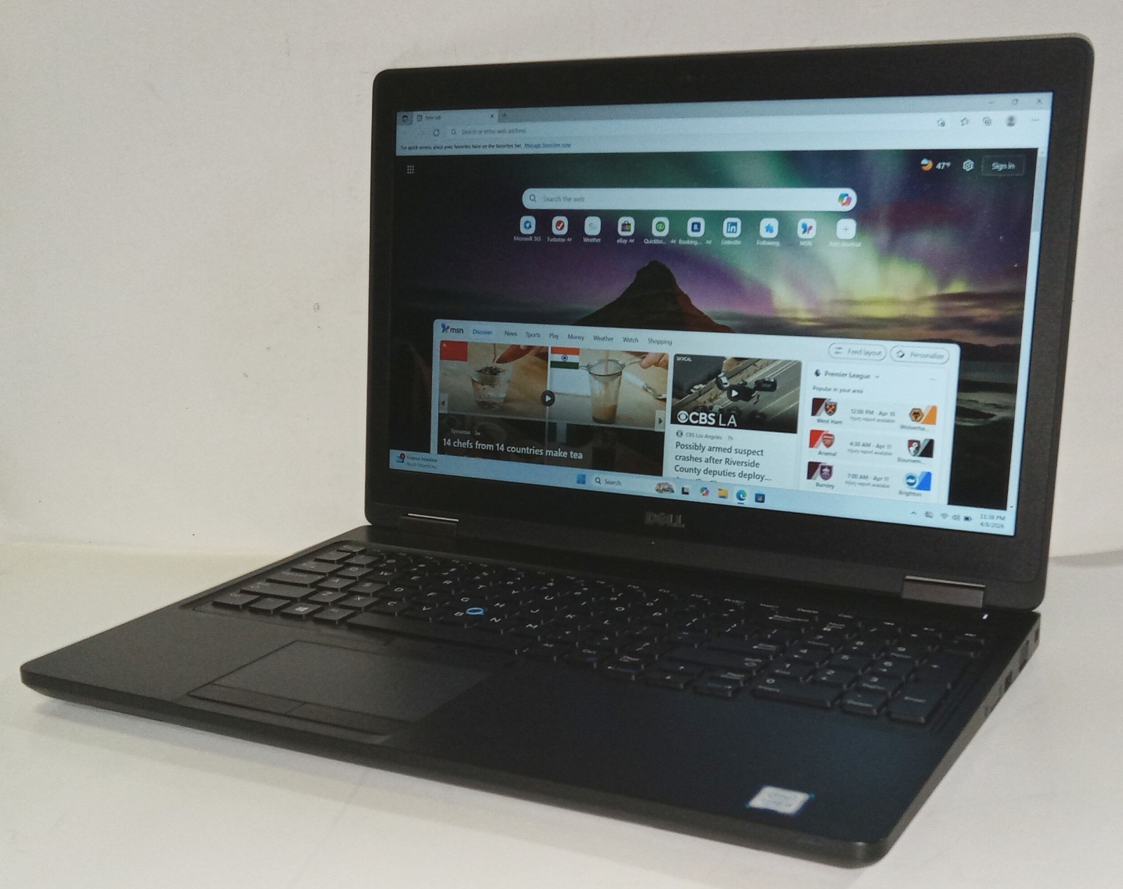 Dell Latitude 5580 i5-7300HQ Quad-Core 8GB Ram 256GB SSD Webcam FHD Win 11 Pro