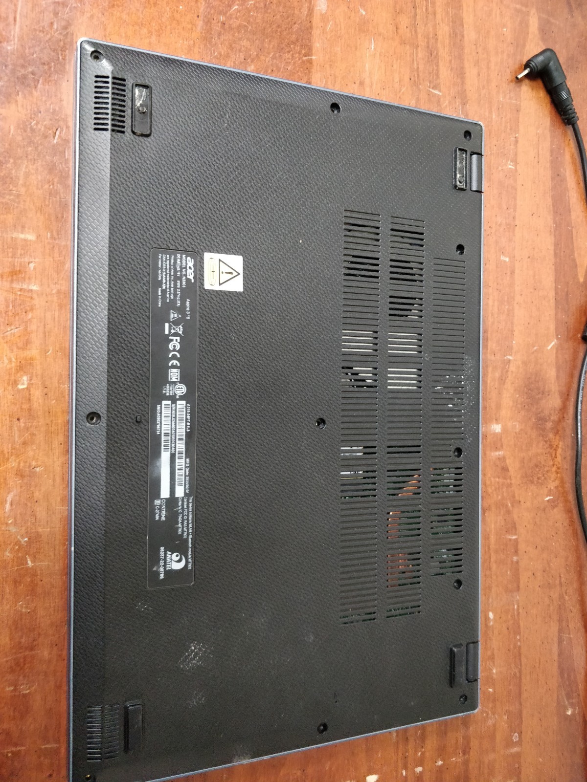Acer Aspire 3 A315-24PT AMD Ryzen 5-7520U@2.80GHz 8GB RAM NO DRIVE PARTS 9015