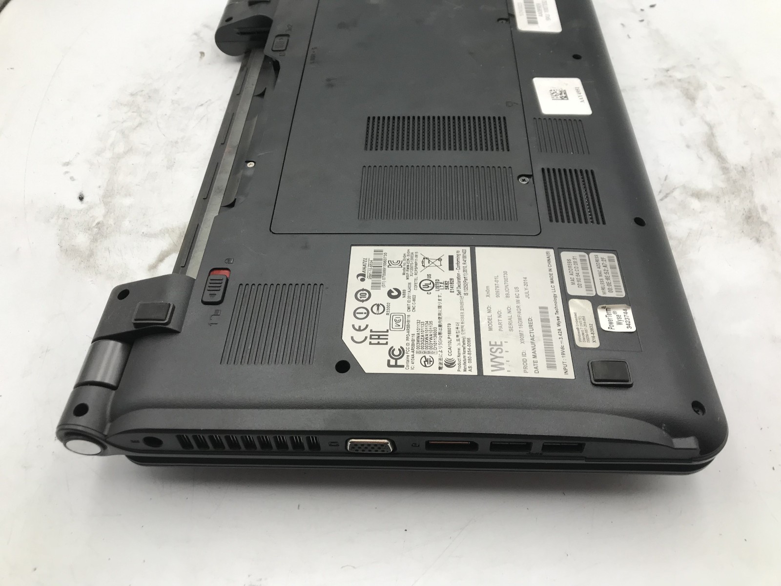 WYSE XN0M LAPTOP – FOR PARTS/REPAIR – AMD G-Series T56N – NO RAM – READ DESC -BB