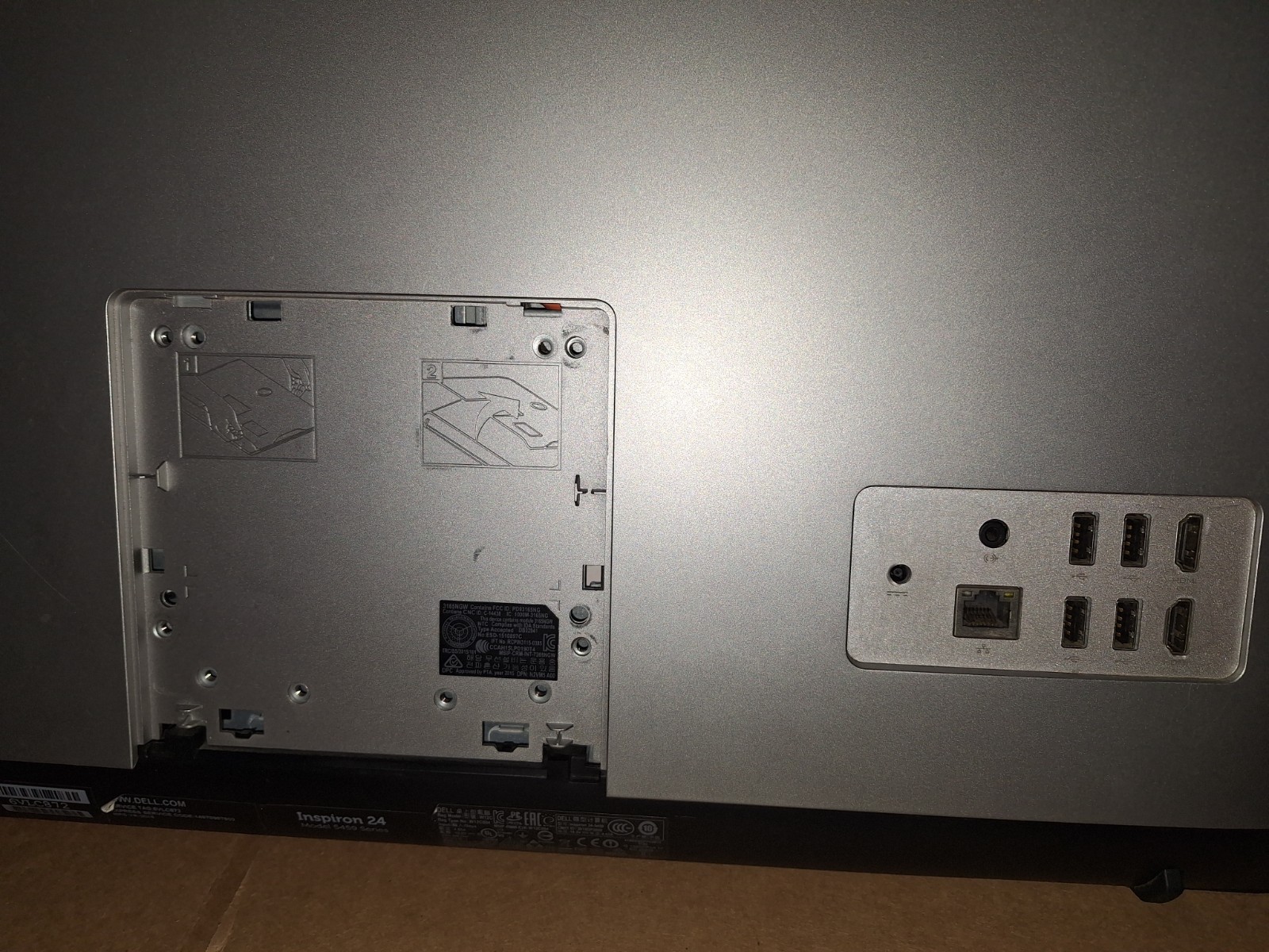 FOR PARTS/REPAIR Dell Inspiron 24-5459 All-In-One i5-6400T 12GB 1TB HDD Win 10