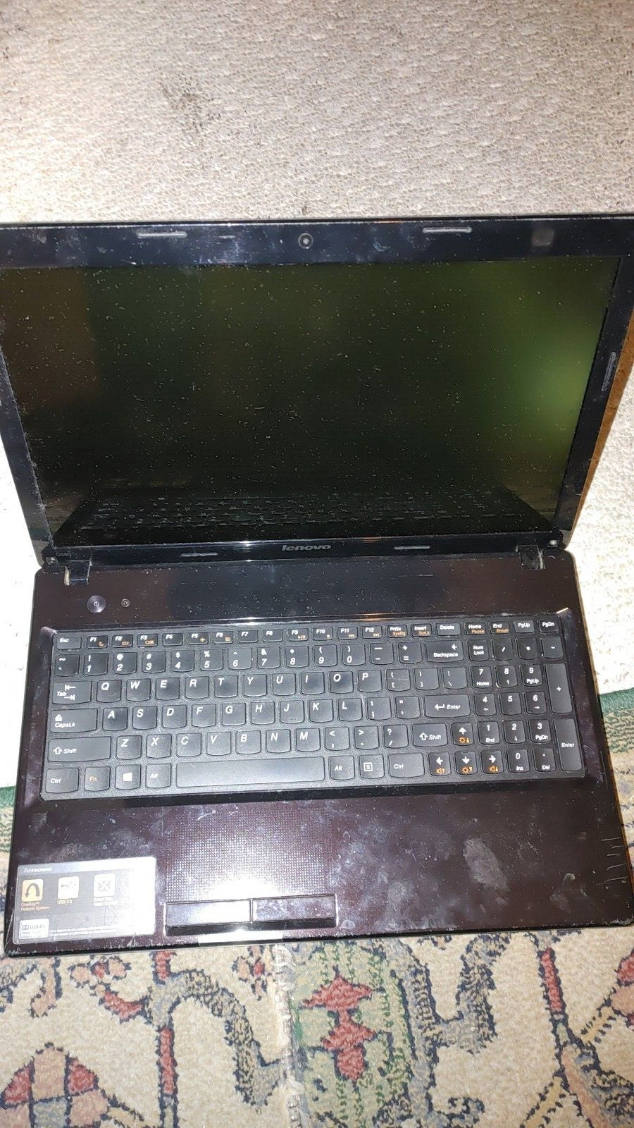 Lenovo G580 DC jack LCD display Hinges keyboard DVD caddy trackpad SD reader