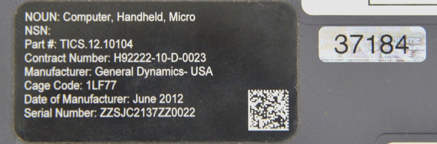 General Dynamics GD2000 Rugged Military Laptop
