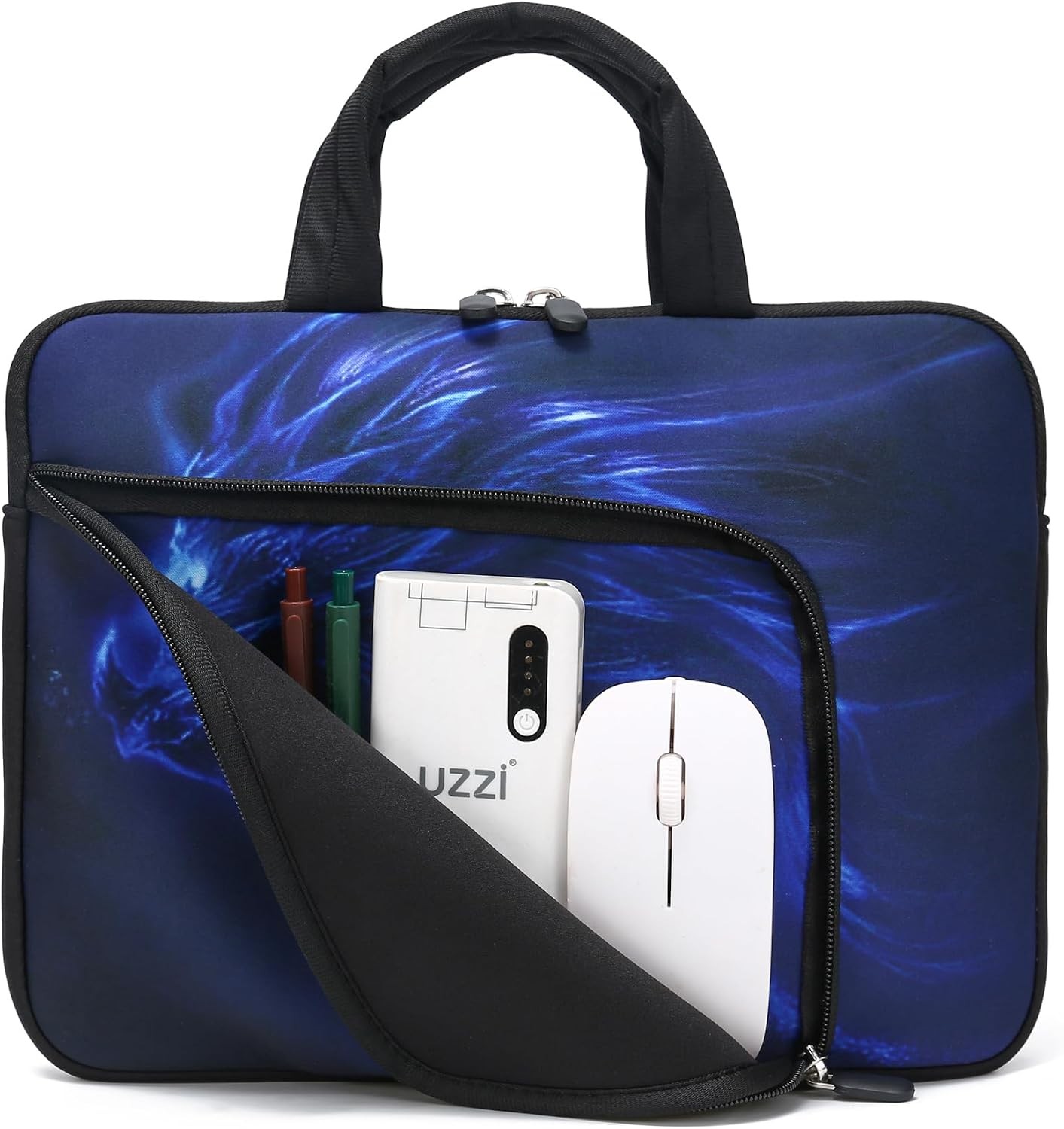 11.6 12 12.5 inch Two Pockets Laptop Sleeve Chromebook Case Neoprene Handle