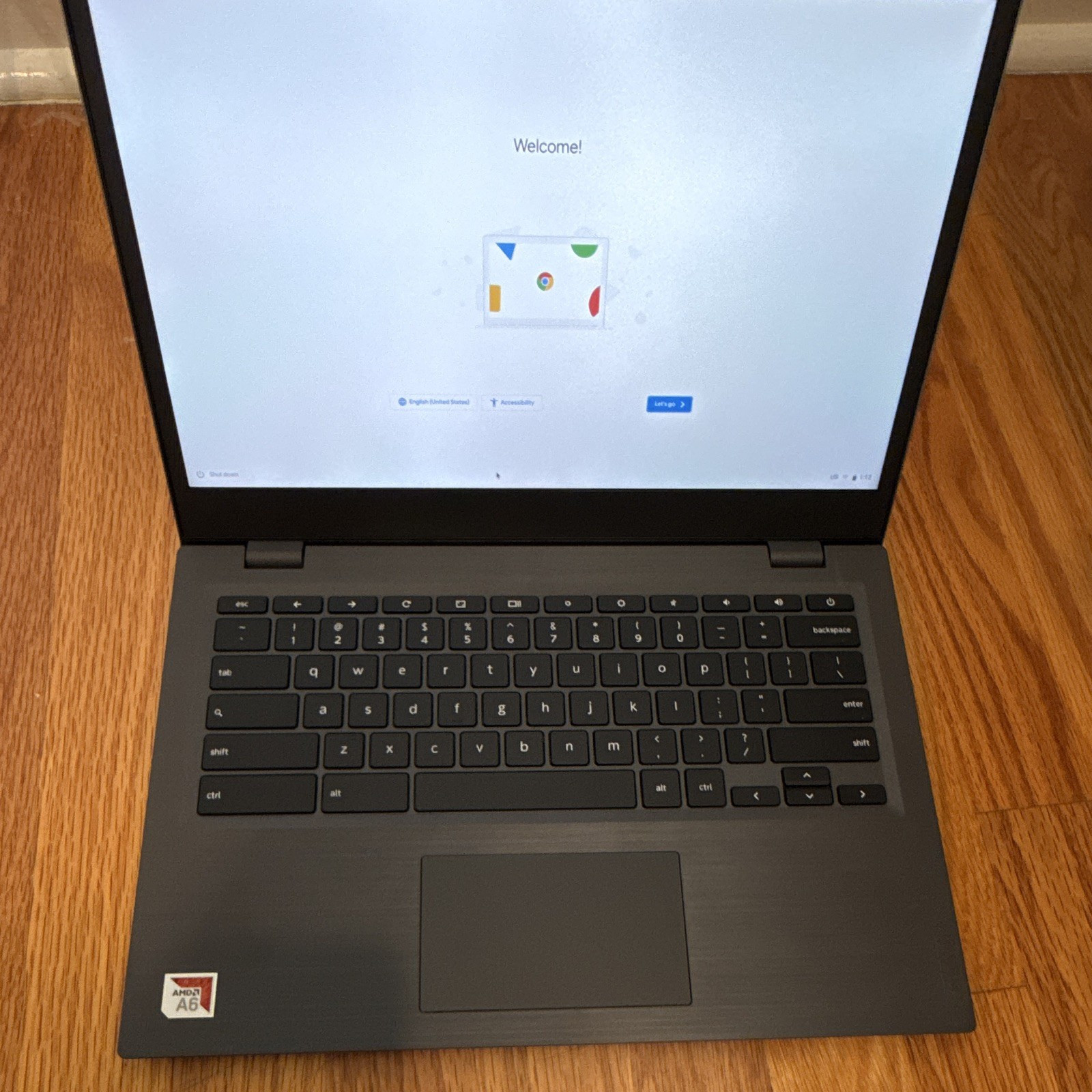 Lenovo Chromebook 14″ AMD A6 1.80GHz 4GB RAM 32GB eMMC FHD 1920×1080 Gray