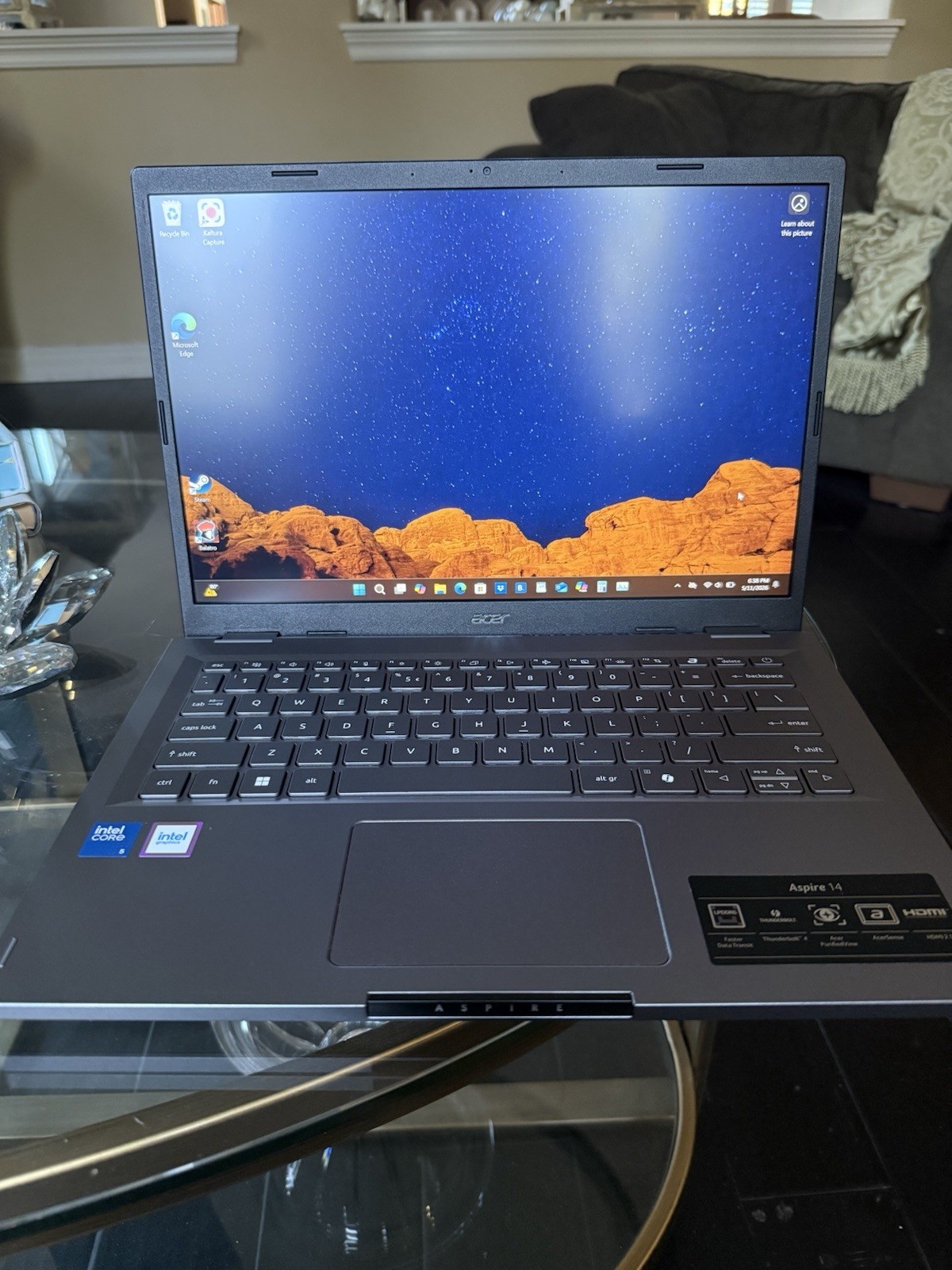 Acer Aspire 14 A14-51M-515G 14″ WUXGA IPS Intel Core 5 120U 16GB RAM 512GB SSD