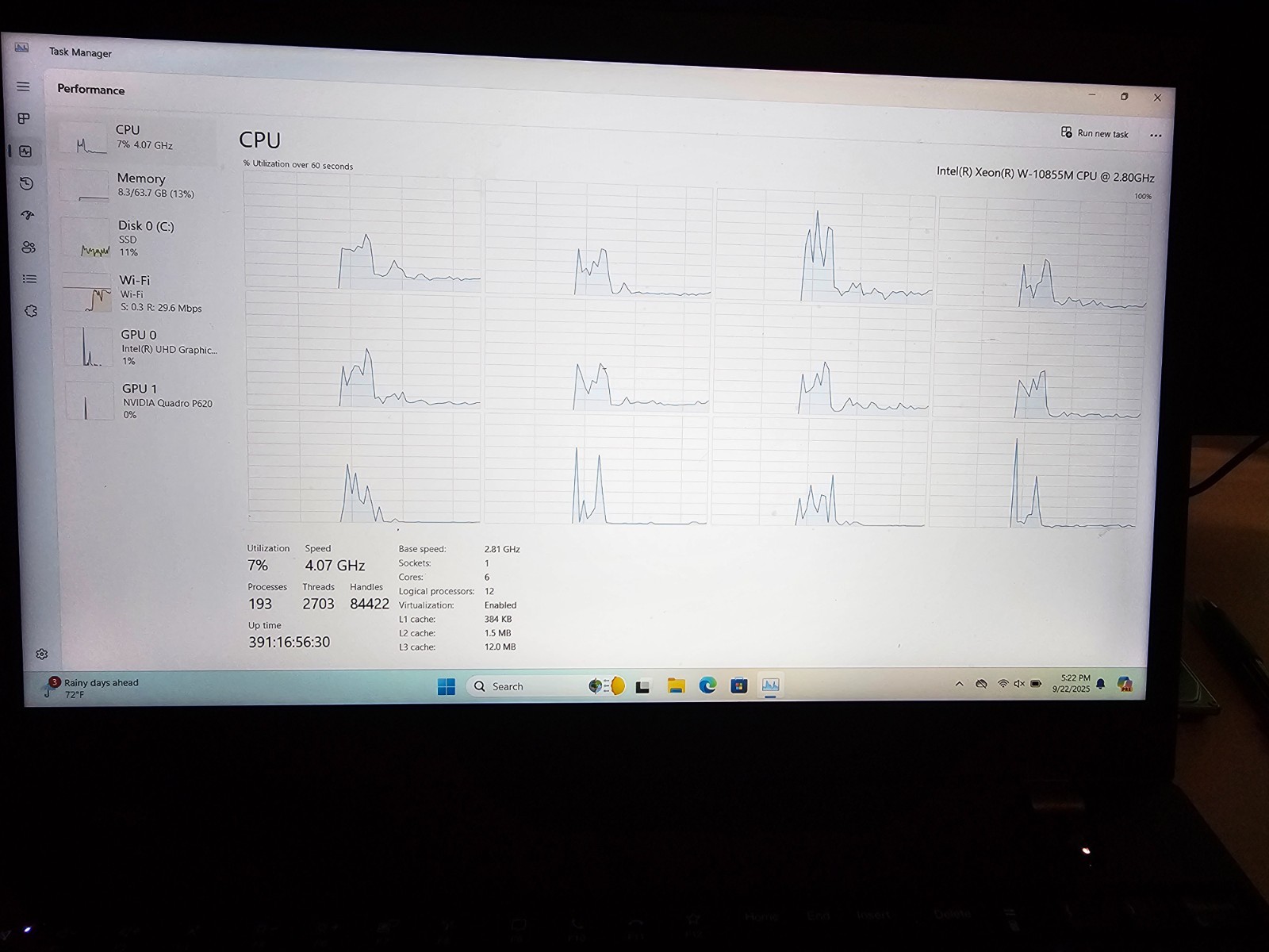 Lenovo thinkpad P15v gen1