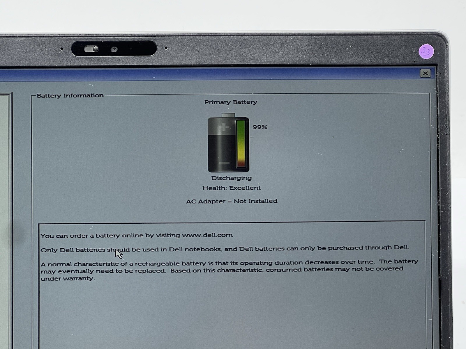 Dell Latitude 5411, i5-10400H CPU, @ 2.60GHz, 8GB RAM, 256GB NVMe-No OS/Charger