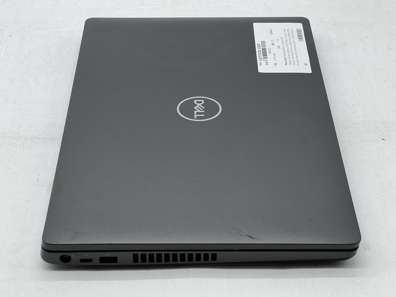 Dell Latitude 5500, i5-8265U, @ 1.60GHz, 8GB RAM, 256GB NVMe, No OS , w/Charger