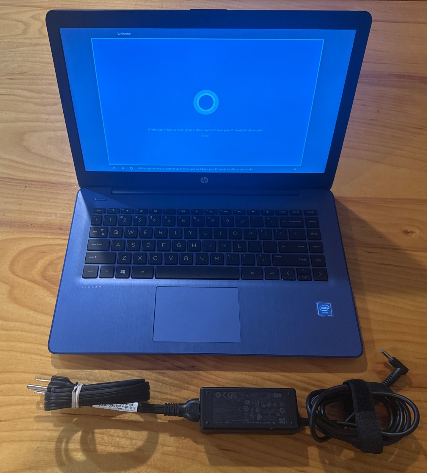 Official HP STREAM 14-CB161WM 32GB/4GB/1.6GHZ INTEL EMMC 14″ Laptop Works!