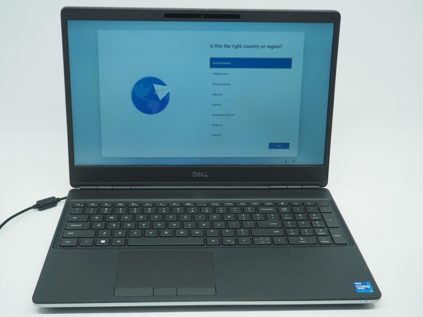 DELL PRECISION 7560 15.5″ Intel i7-11850H 2.50GHz 32GB RAM 512GB NVMe Grade B