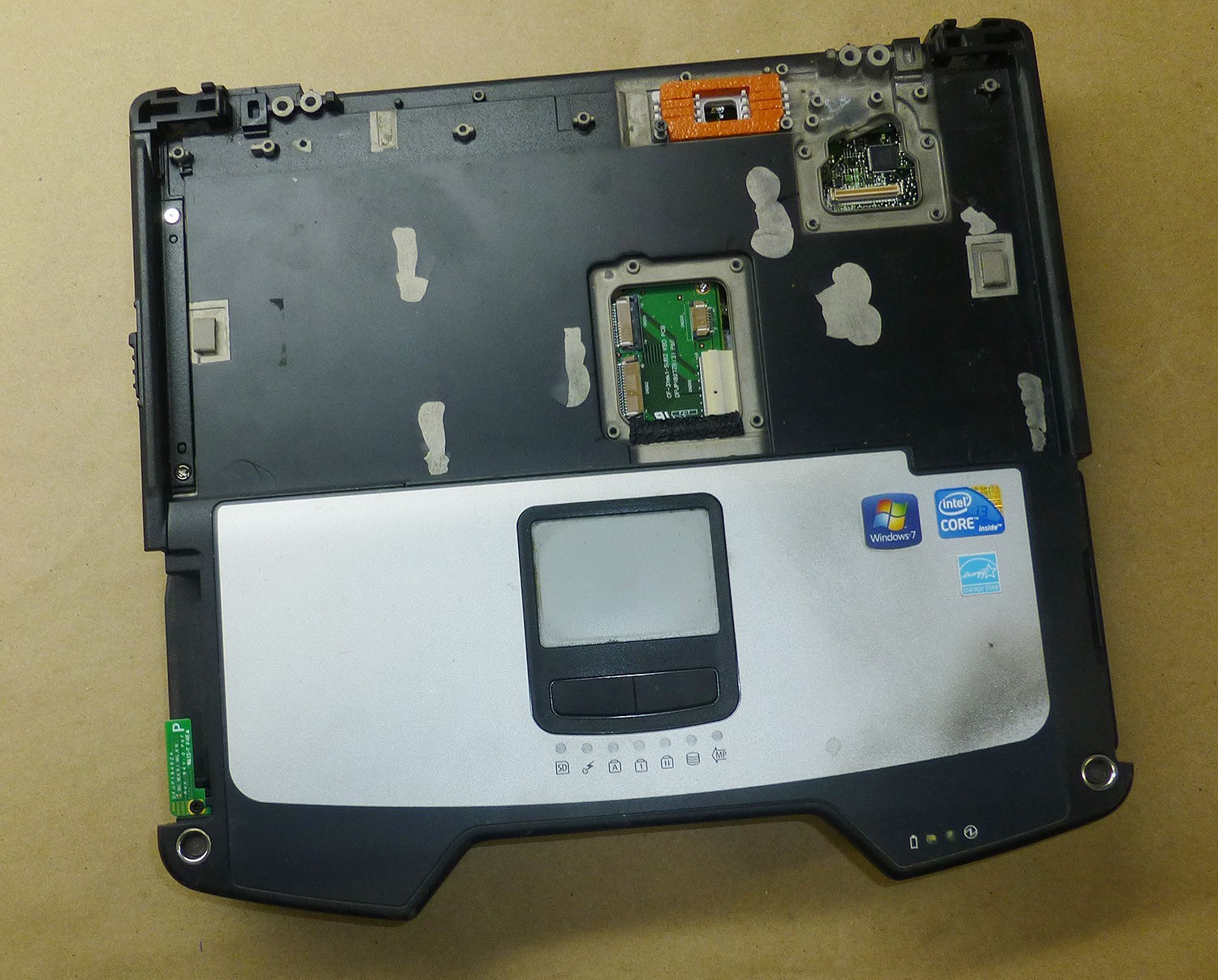 Panasonic Toughbook CF31 Frame, motherboard, and miscellaneous parts