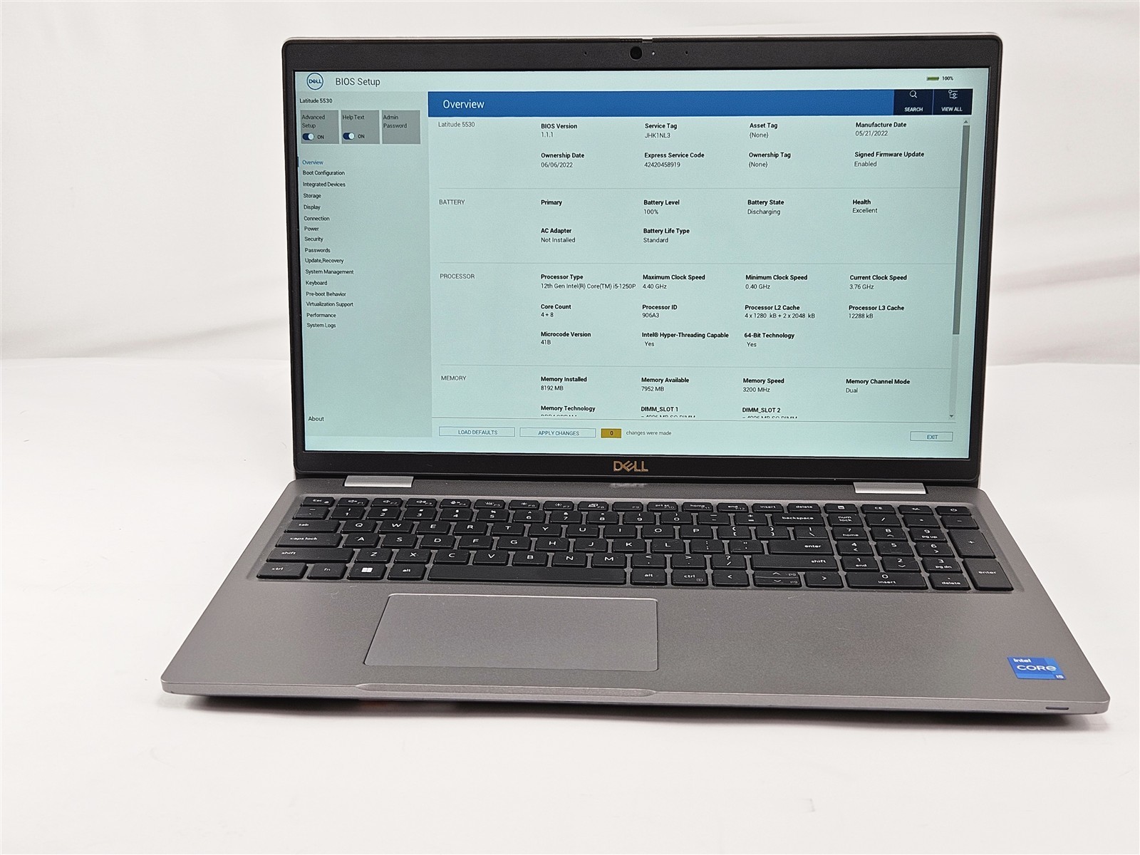Dell Latitude 5530 15.6″ Core i5-1250P 8GB 256GB SSD Thunderbolt 4