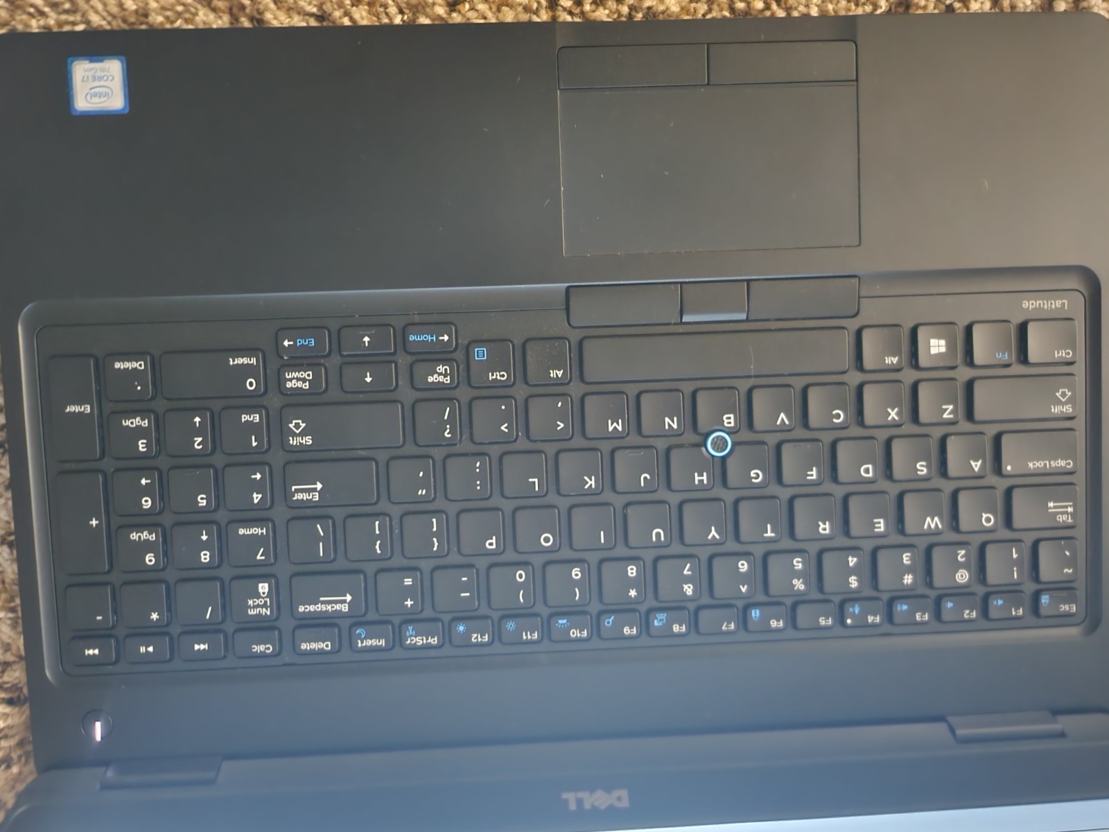 Dell Latitude 5580 Intel Core I7 7th Gen 8gb RAM No SSD,