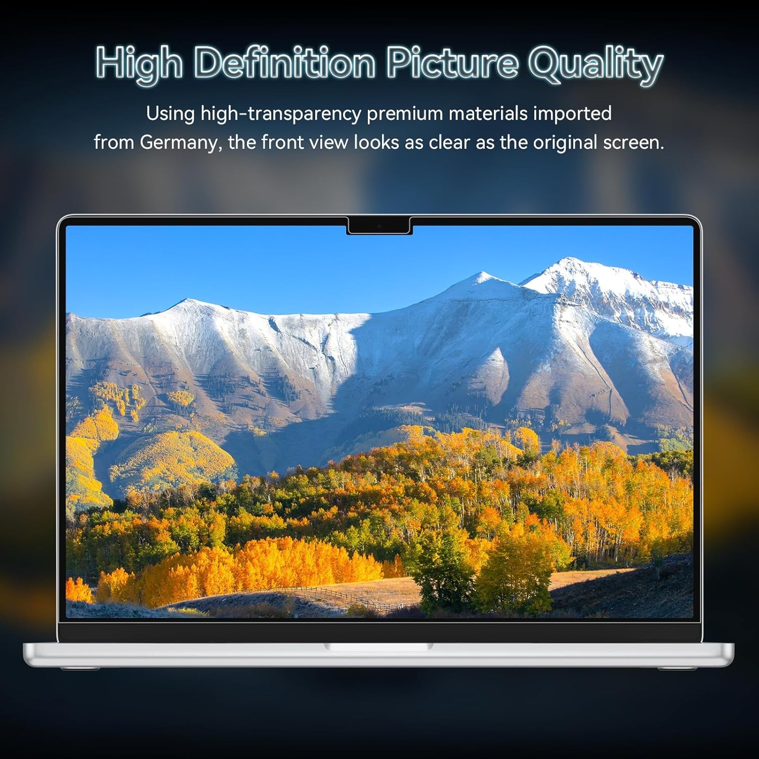 360° Privacy Screen for MacBook Pro 16 Inch (2021-2026) Anti Spy Laptop Protecto