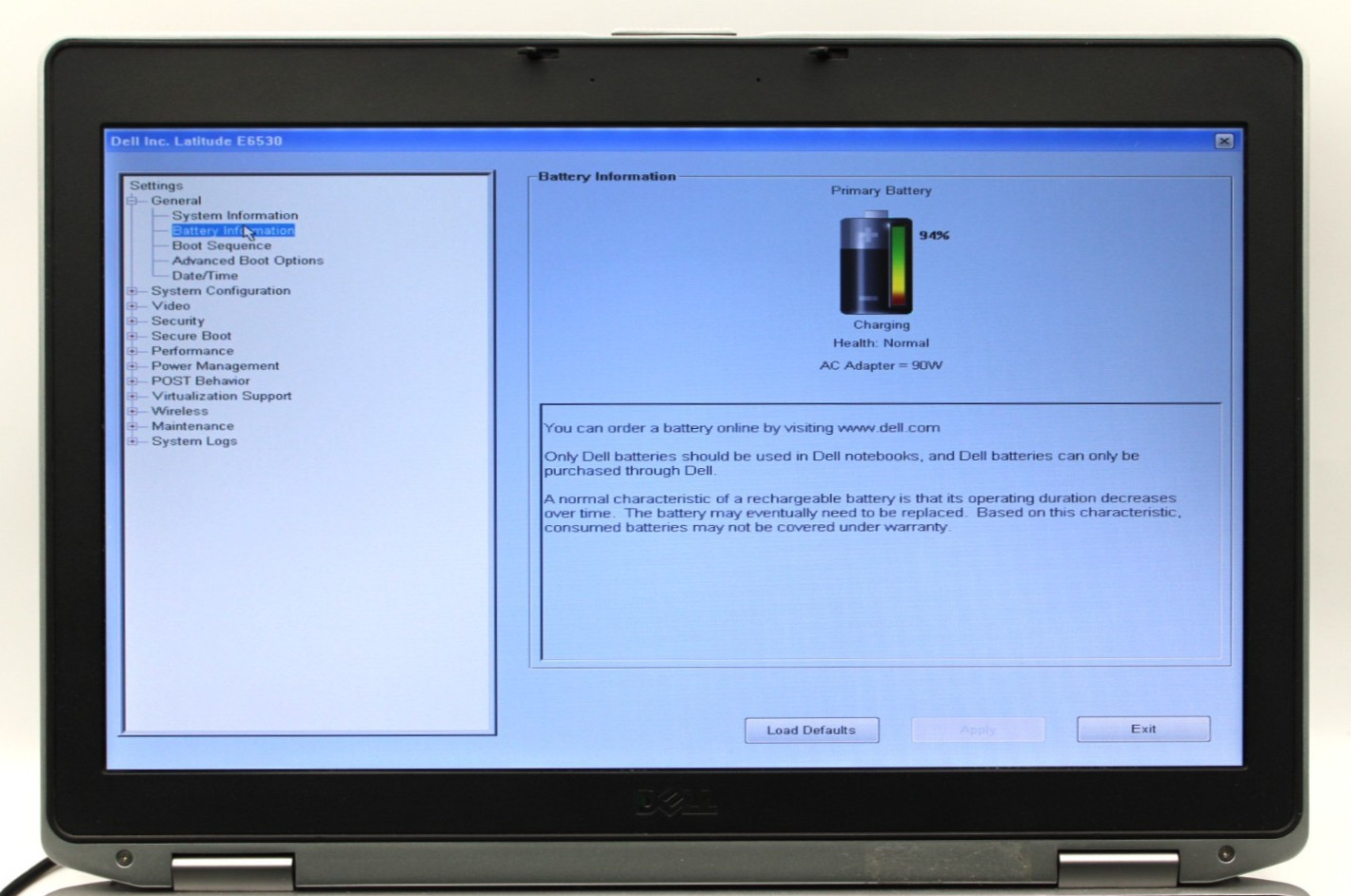 Dell Latitude E6530 i7-3520M@2.9GHz 4GB DDR3 NO STORAGE OR OS *USED/TESTED*