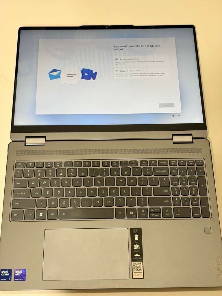 Lenovo 16″ 2-in-1 Laptop Intel Core Ultra 7 256V 16GB RAM 1TB SSD Touch (used)