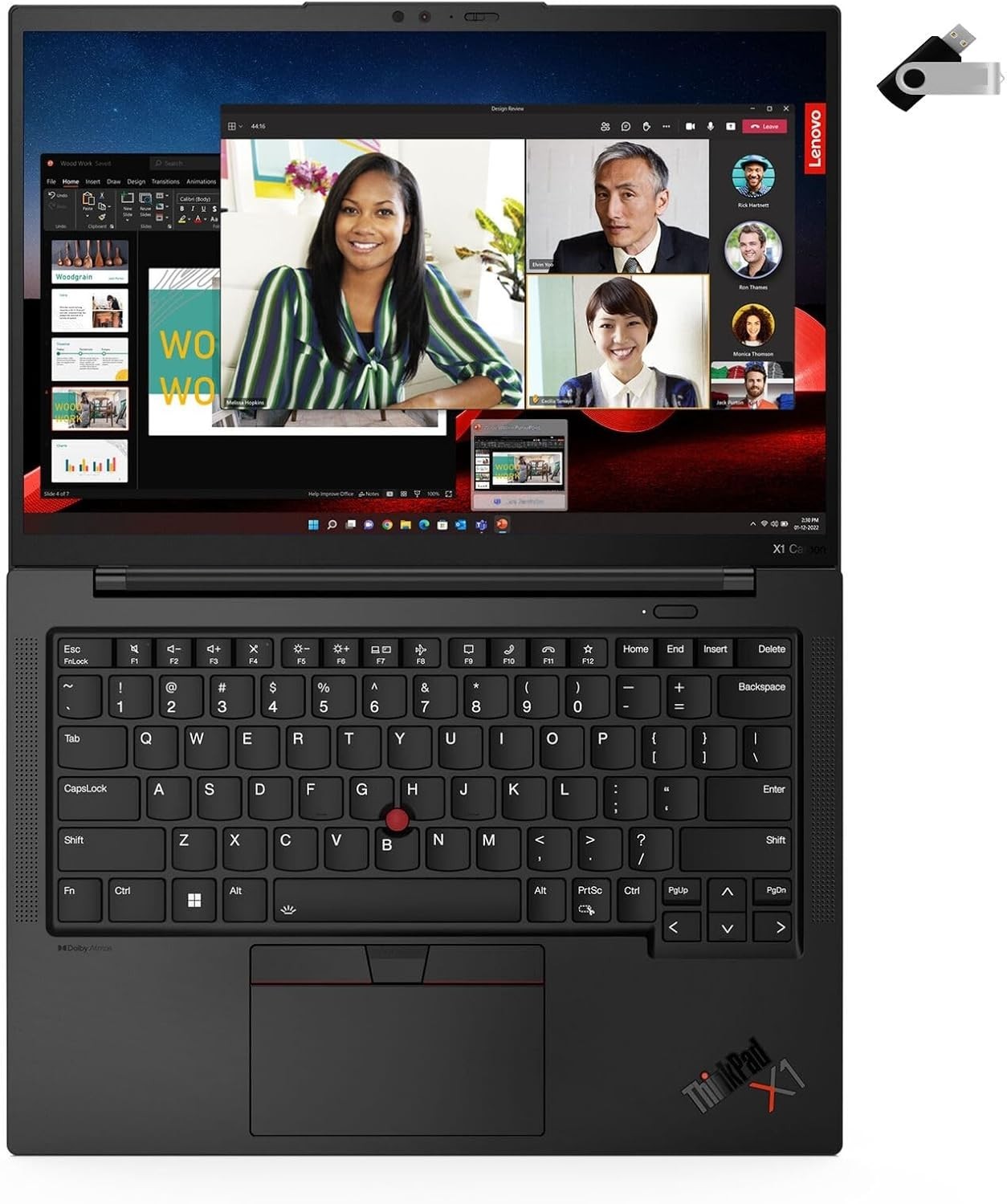Lenovo ThinkPad X1 Carbon Gen 11 i7-1370P 64GB 512GB 2.8K OLED Win11 Pro