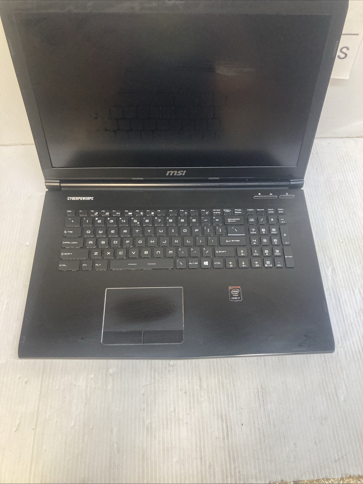 MSI MS‑1791 Intel Core i7 5700 2.7GHz 8 GB RAM 128 GB SSD WIN 11 bad battery