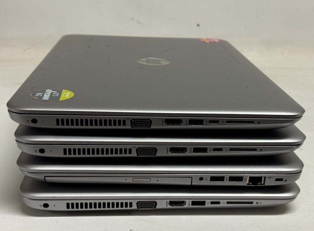 HP ProBook 450 G4 15.6″ (Mixed CPU – 8GB RAM – NO OS/HDD) – Lot of 4