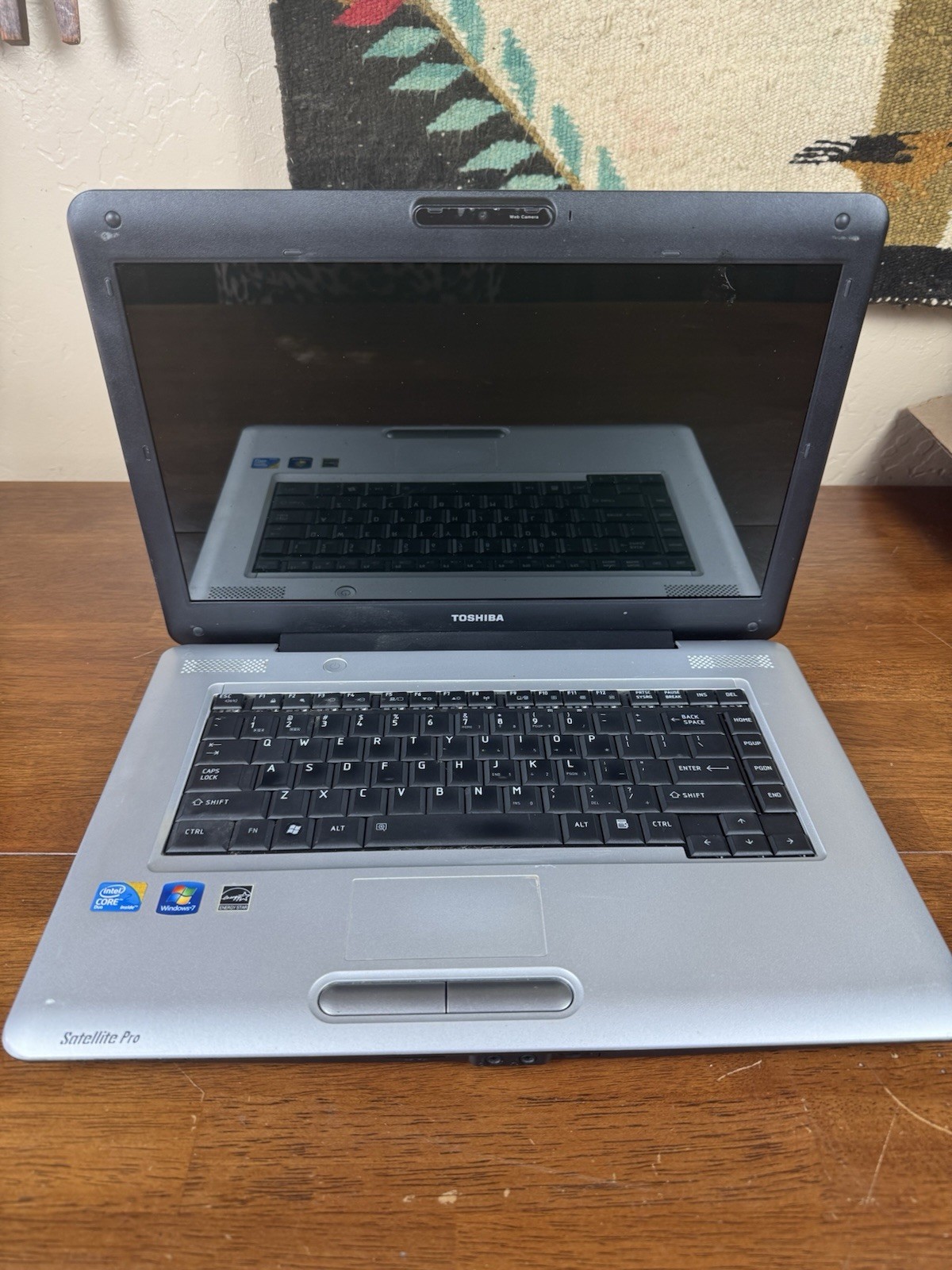 Toshiba Satellite Pro Laptop Intel Core 2 Duo Windows 7 Powers On Untested