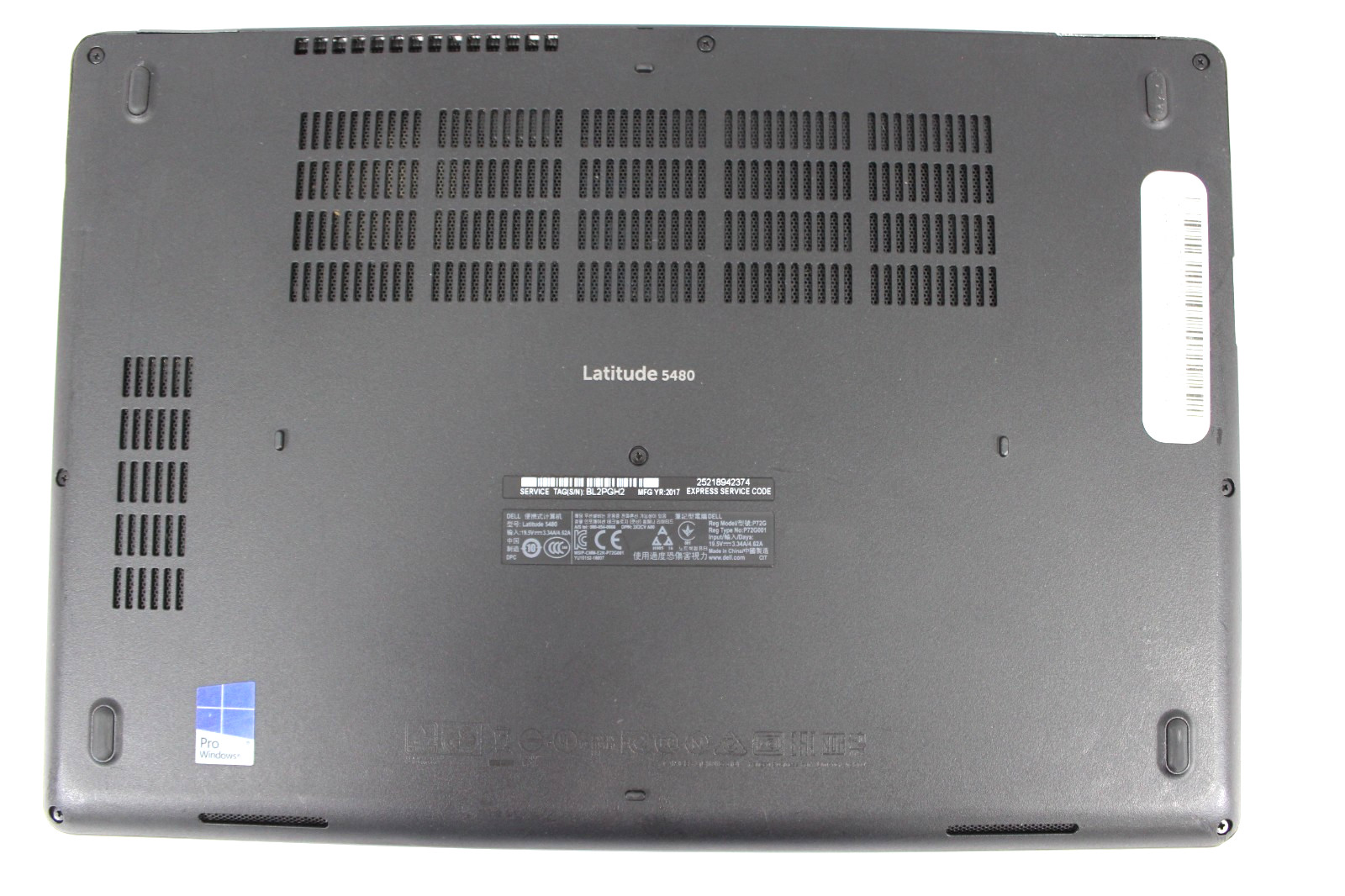 Dell Latitude 5480 Laptop i5‑6300U 2.4GHz 8GB 500GB HDD Intel HD 520