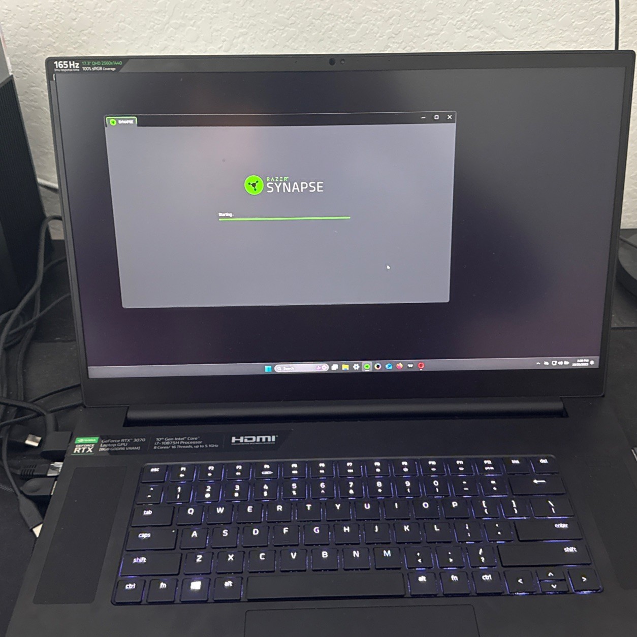Razer Blade 17.3″ QHD 165Hz, i7-10875H 16GB 512gb, 3070 , RZ09-0368 – Black