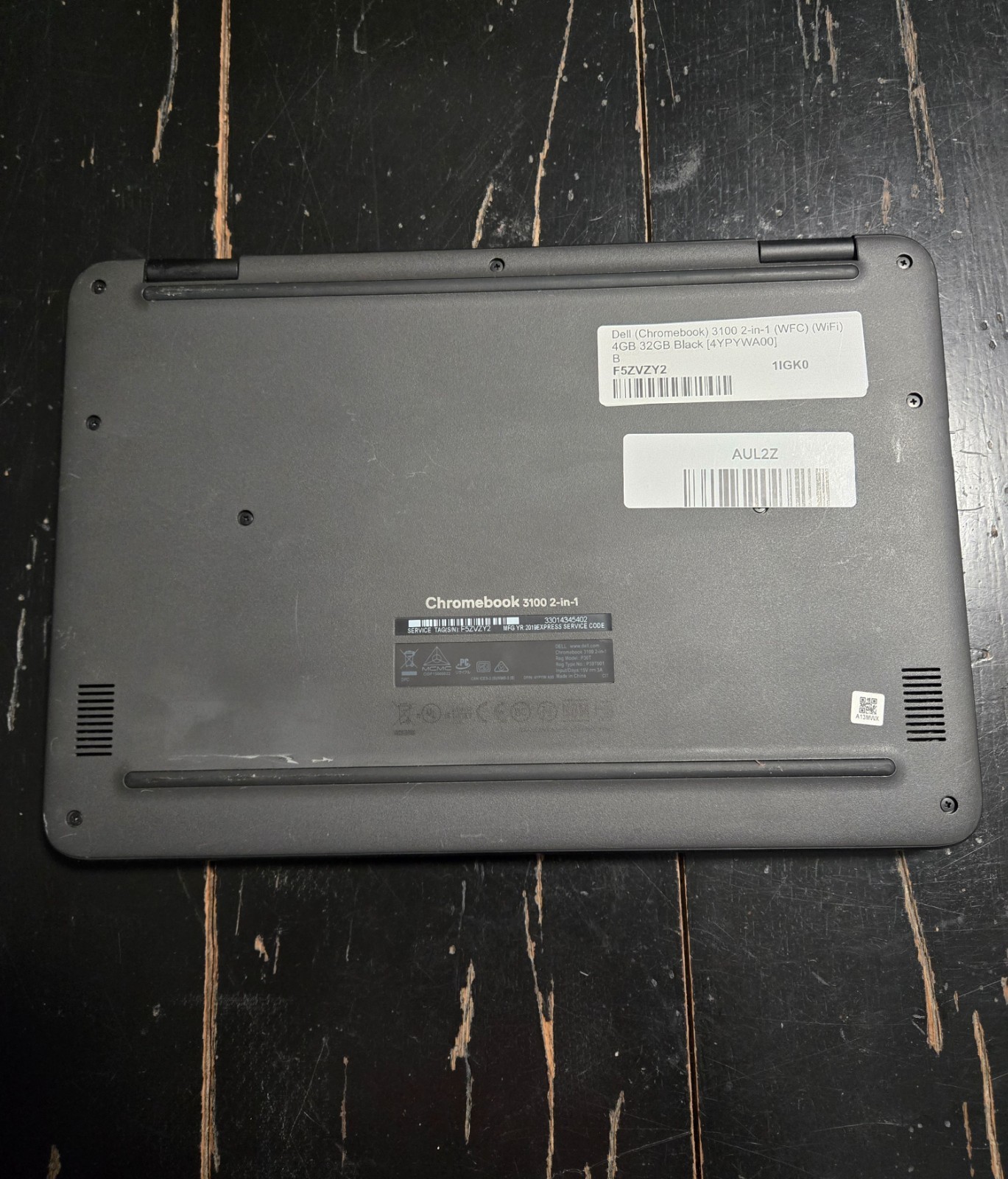 Dell Chromebook 3100 2- in 1 WFC WiFi 4GB 32GB Black 4YPYWA00