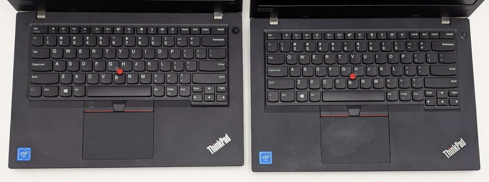 Lot of 2 Lenovo ThinkPad L480 14″ Laptop Celeron 3965U 2.20GHz 4GB *BAD KEYBOARD
