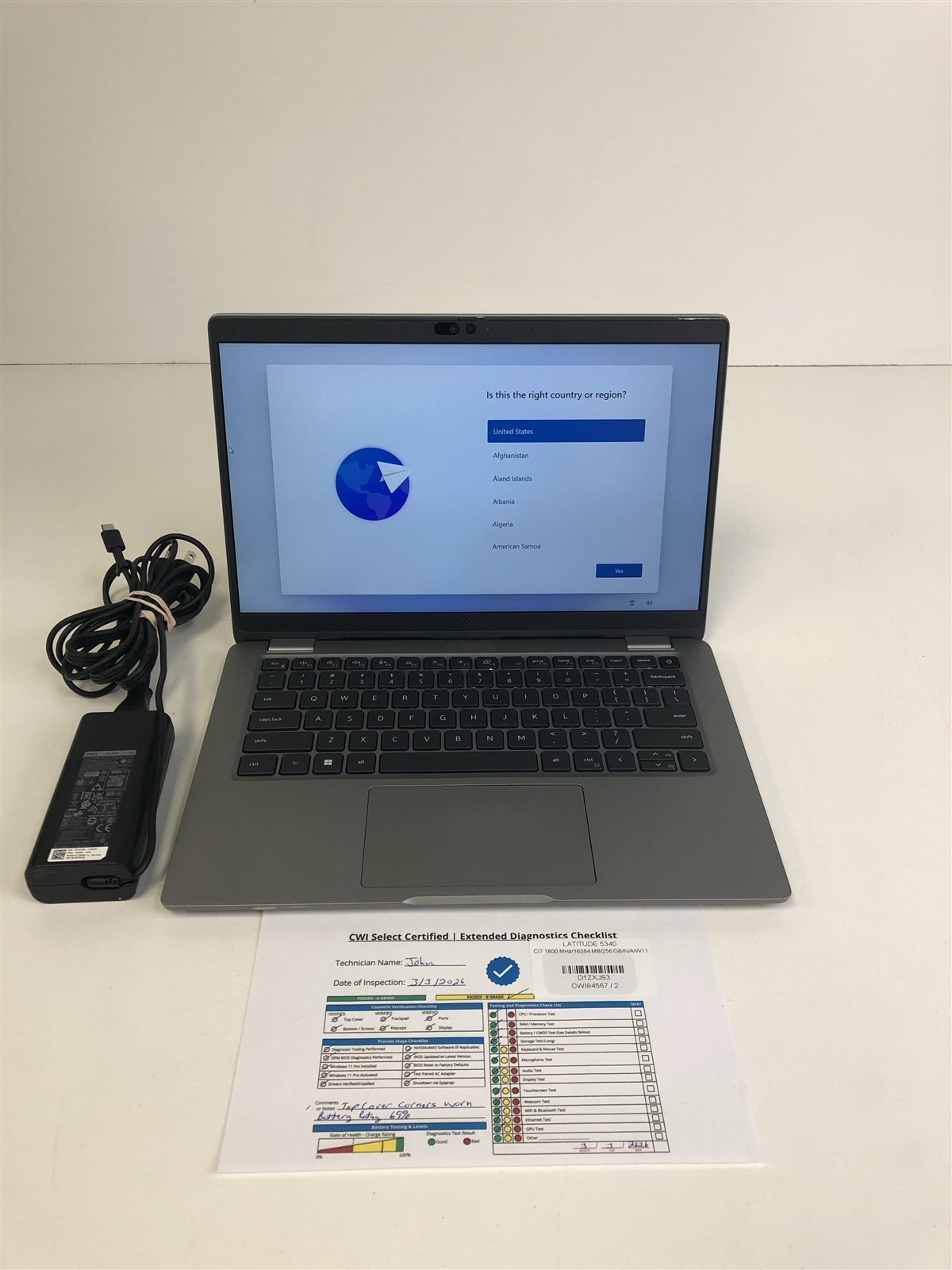 Dell Latitude 5340: Intel Core i7-1365U 1.8GHz – 16GB – 256GB (SELECT)