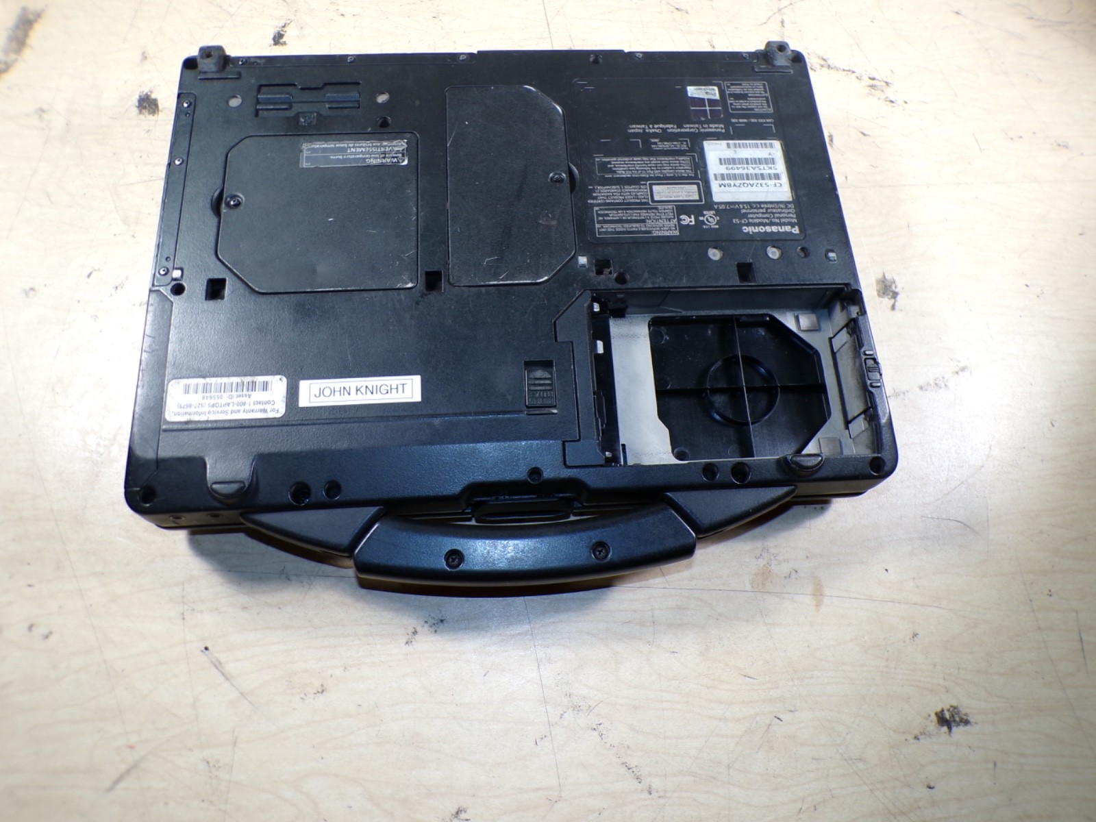 PANASONIC CF-53 I5 8GB RAM **UNTESTED **NO HD/ NO CADDIE/ NO OS/ NO CHARGER